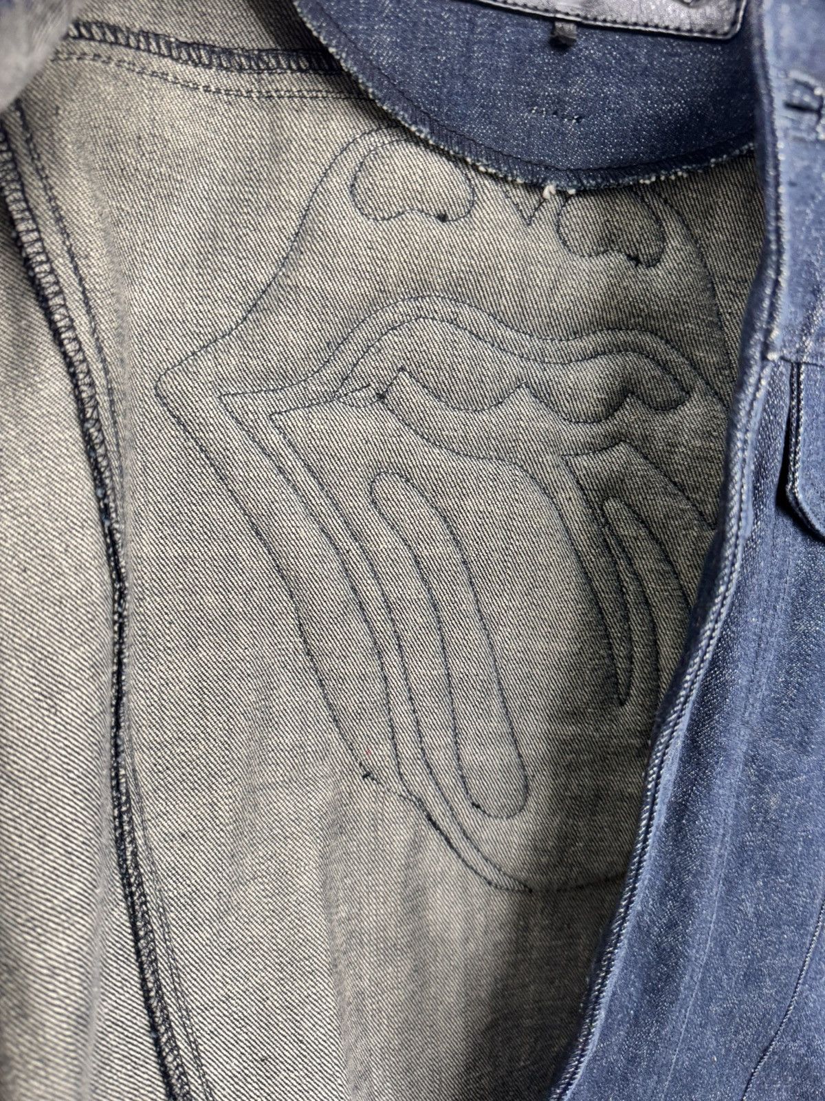 Chrome Hearts Chrome hearts “bitch” Rolling stones patch Trucker Jacket Size US L / EU 52-54 / 3 - 11 Thumbnail