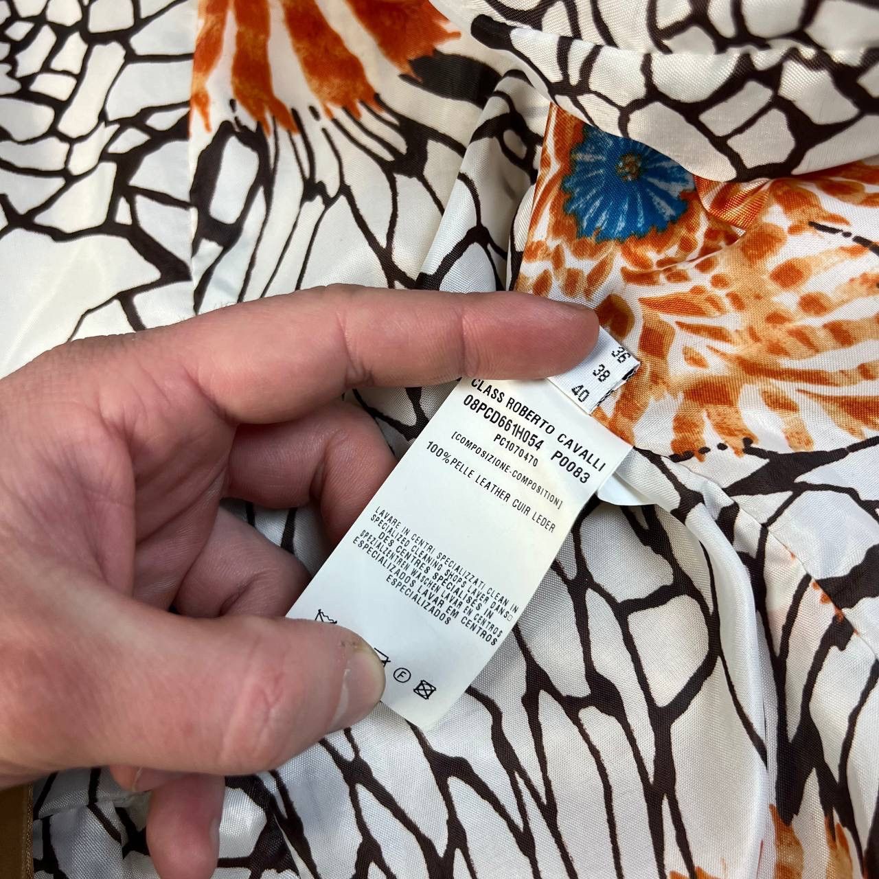 Roberto Cavalli Roberto Cavalli Luxury Pelle Leather Jacket Size S / US 4 / IT 40 - 8 Thumbnail