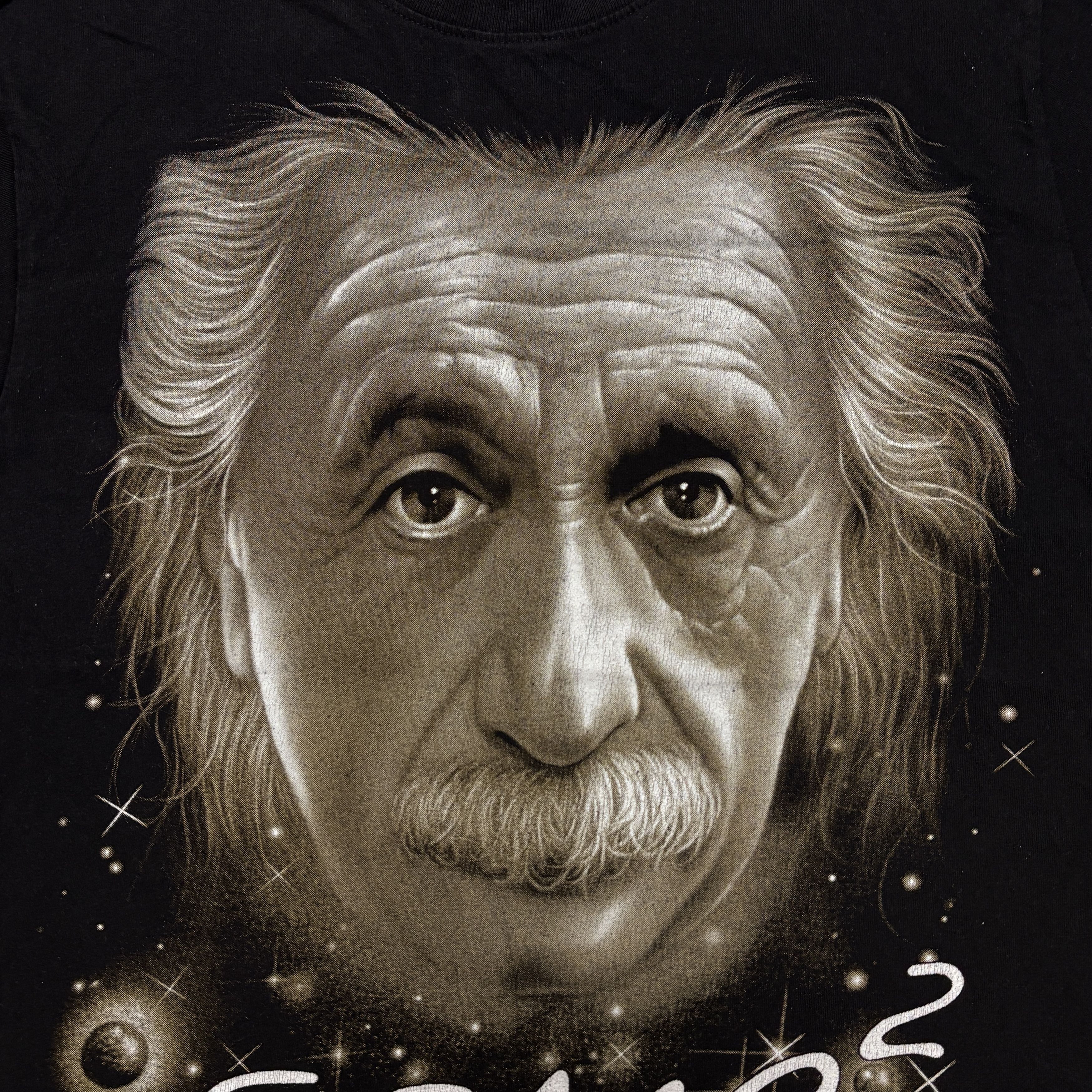 Band Tees × Vintage Vintage Albert Einstein Shirt Single Stitch Art Tee Size US L / EU 52-54 / 3 - 5 Thumbnail