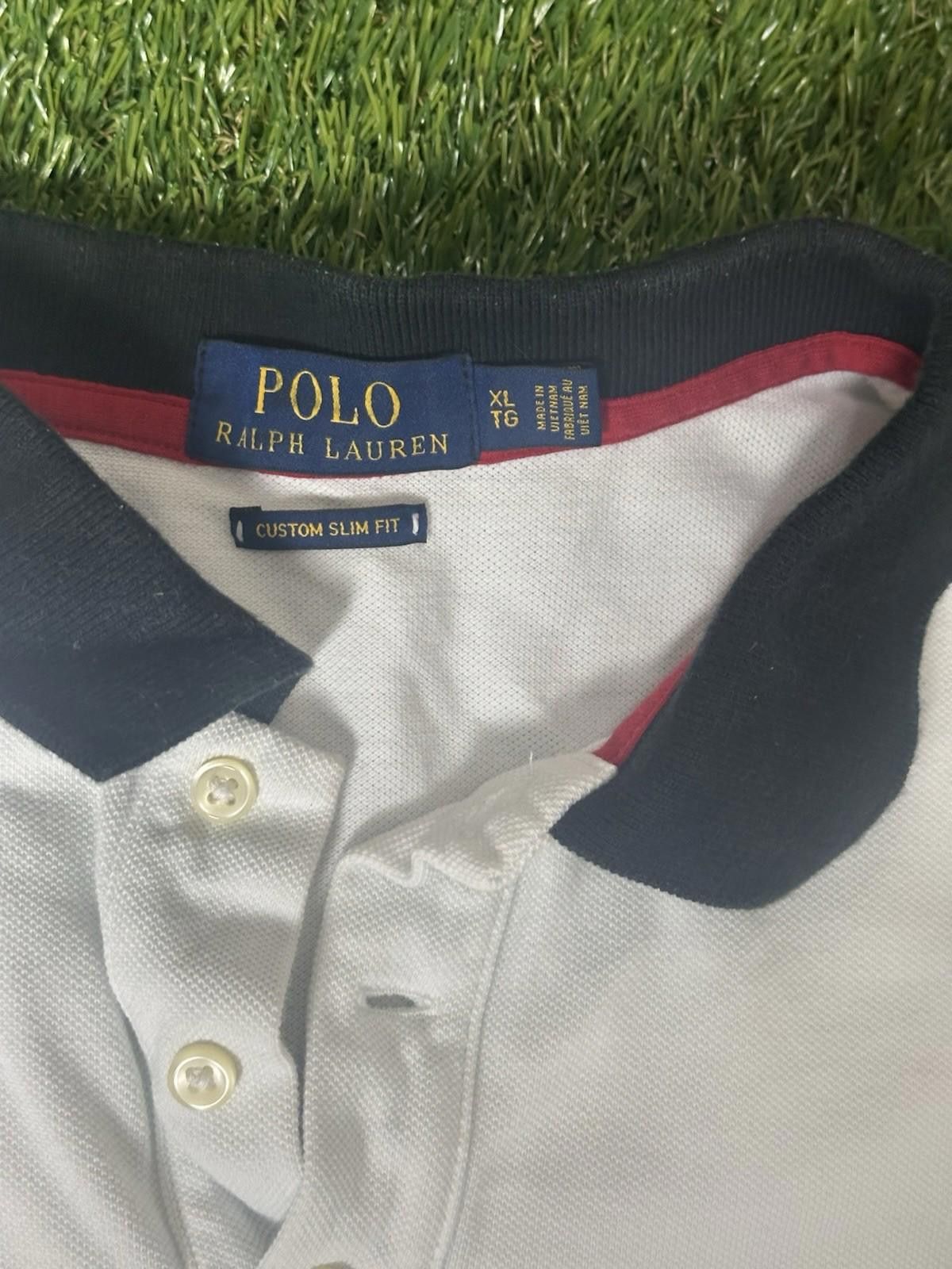 Polo Ralph Lauren Polo Ralph Lauren White Custom Slim Fit XL Size US XL / EU 56 / 4 - 6 Thumbnail