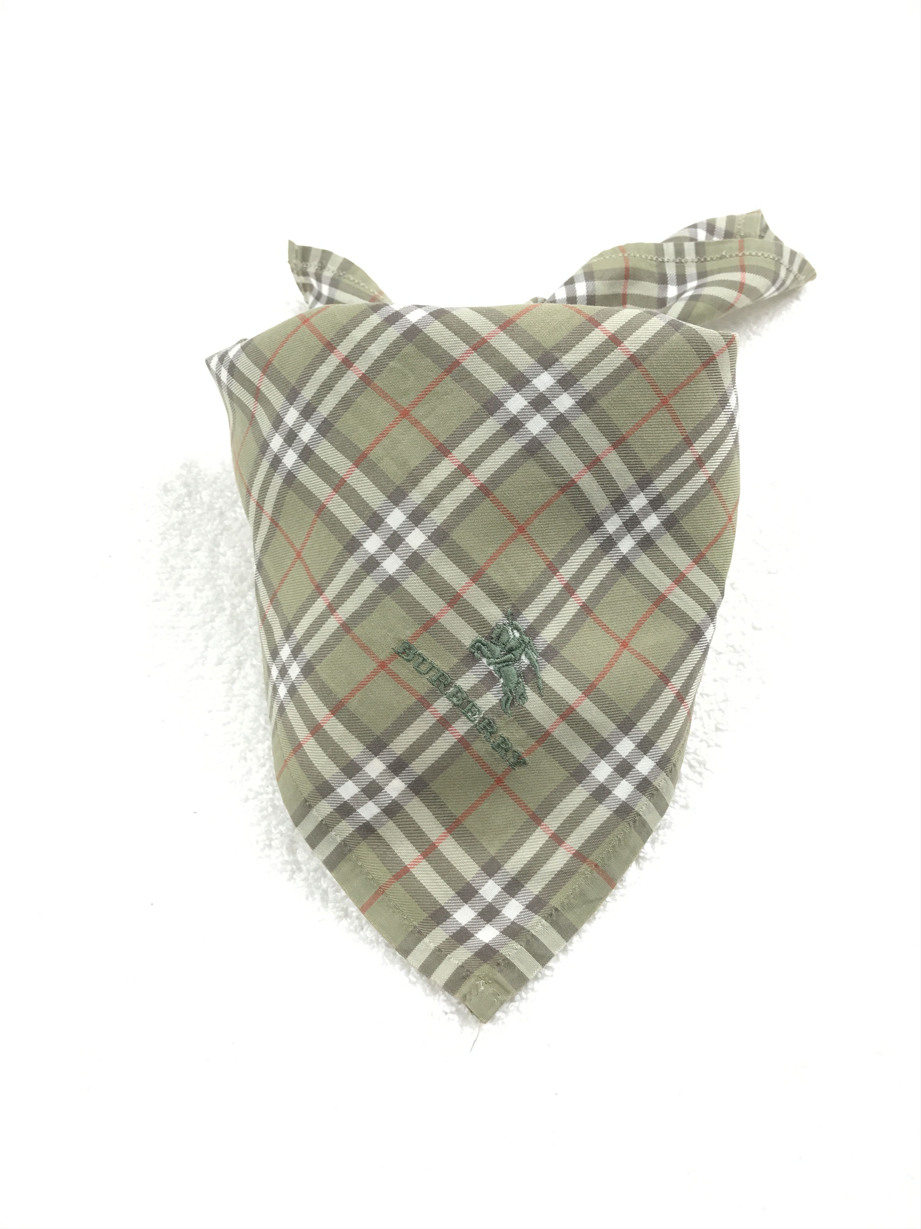 Burberry × Vintage Vintage Burberry Bandana Neckerchief Handkerchief Size ONE SIZE - 3 Thumbnail