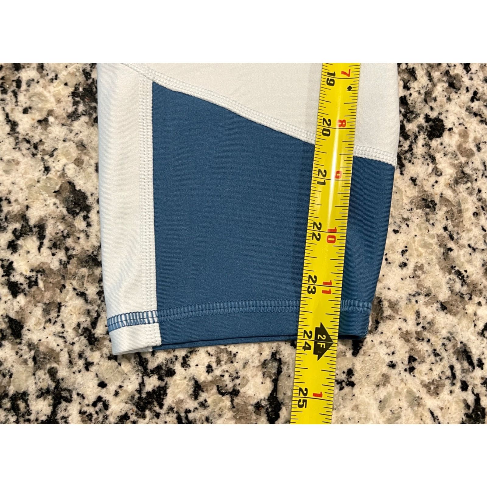 Under Armour Under Armour Women's Project Rock Ankle Leggings Acadia/Skylight Sz Large Size 36" / US 14 / IT 50 - 6 Thumbnail
