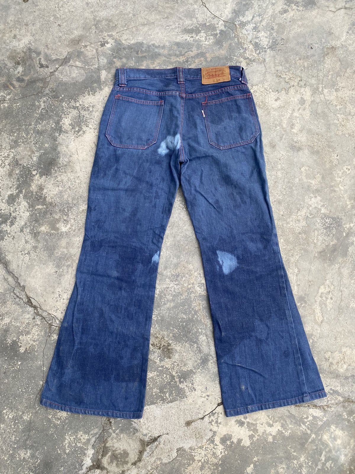 Levi's Vintage Clothing 70s Levis Big E White Tab Flare LV003 Size US 29 - 3 Thumbnail