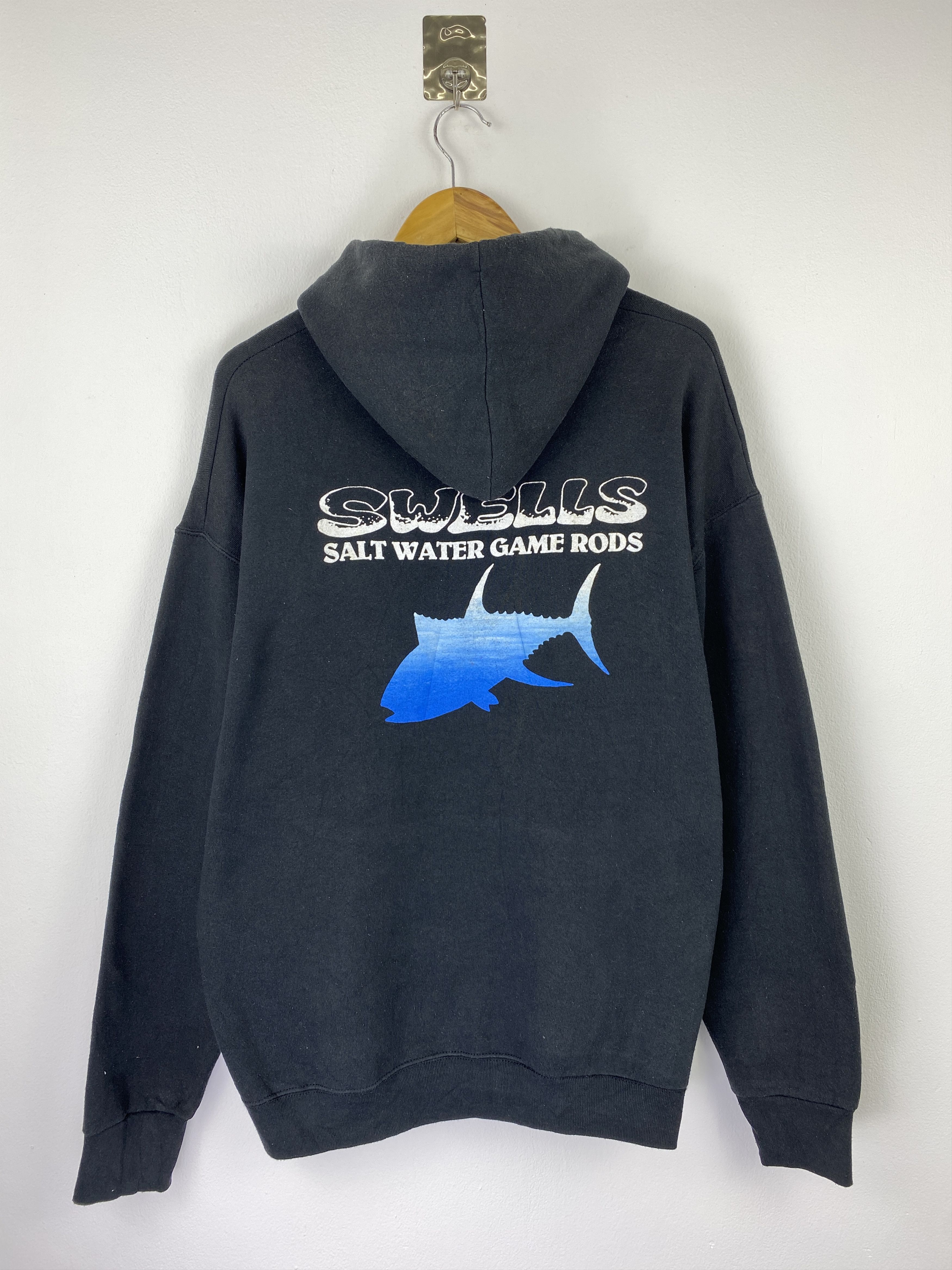 Fruit Of The Loom Vintage 90s Fruit Of The Loom Swells Hoodie SH0506 Size US L / EU 52-54 / 3 - 3 Thumbnail