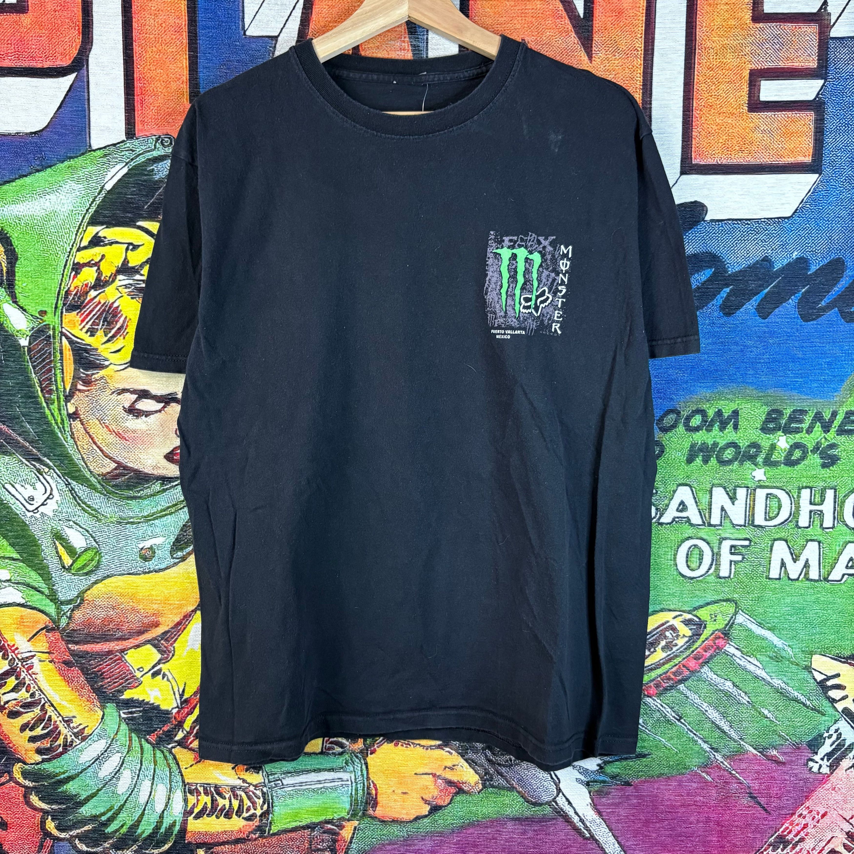 Fox Racing Y2K Fox Racing x Monster Energy Puerto Vallarta,Mexico Tee Size US L / EU 52-54 / 3 - 2 Thumbnail