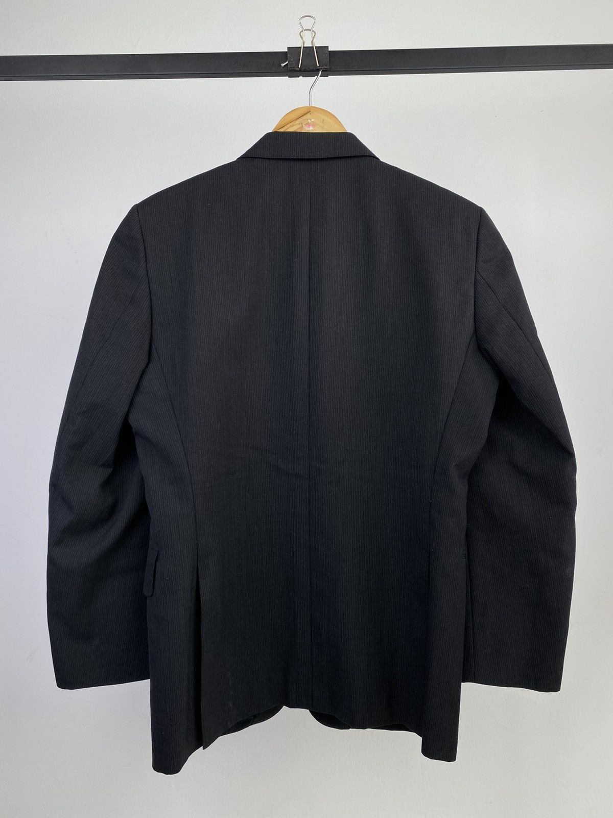 Yohji Yamamoto 90’s Vintage Yohji Design Studio Pinstripe Blazer Jacket Size US M / EU 48-50 / 2 - 9 Thumbnail