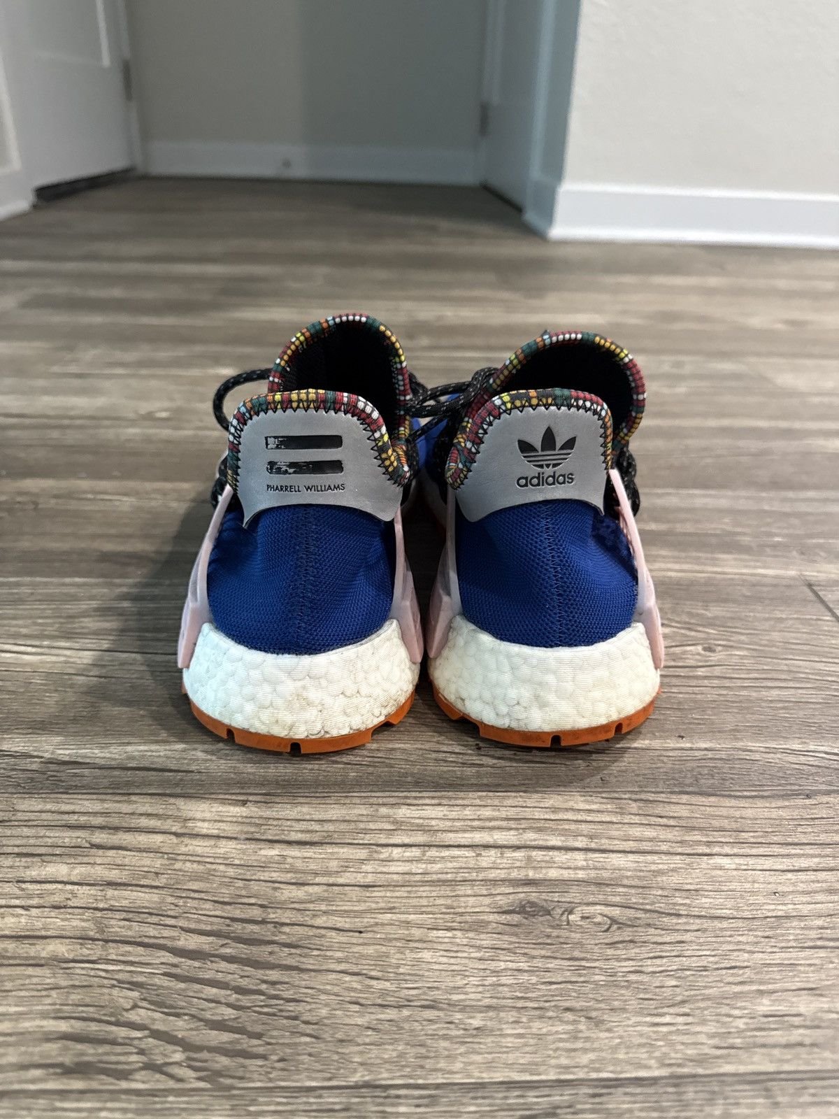 Adidas × Pharrell ADIDAS x PHARRELL WILLIAMS NMD hu 12.5M Size US 12.5 / EU 45-46 - 6 Thumbnail