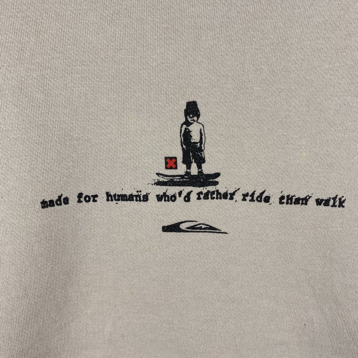 Quiksilver Vintage 90's QUIKSILVER Skate Graphic Crewneck Sweatshirt Size US L / EU 52-54 / 3 - 4 Thumbnail