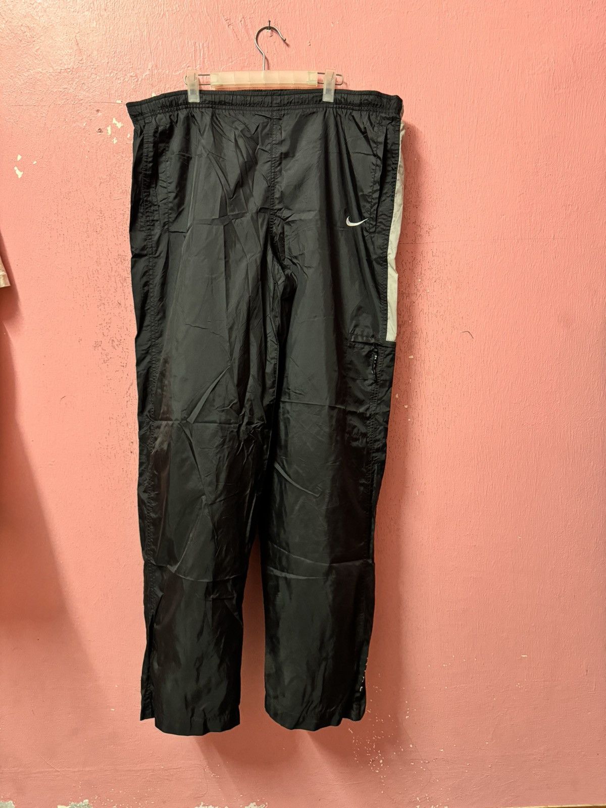 image of Vintage Nike Playful Pants in Black, Men's (Size 38)