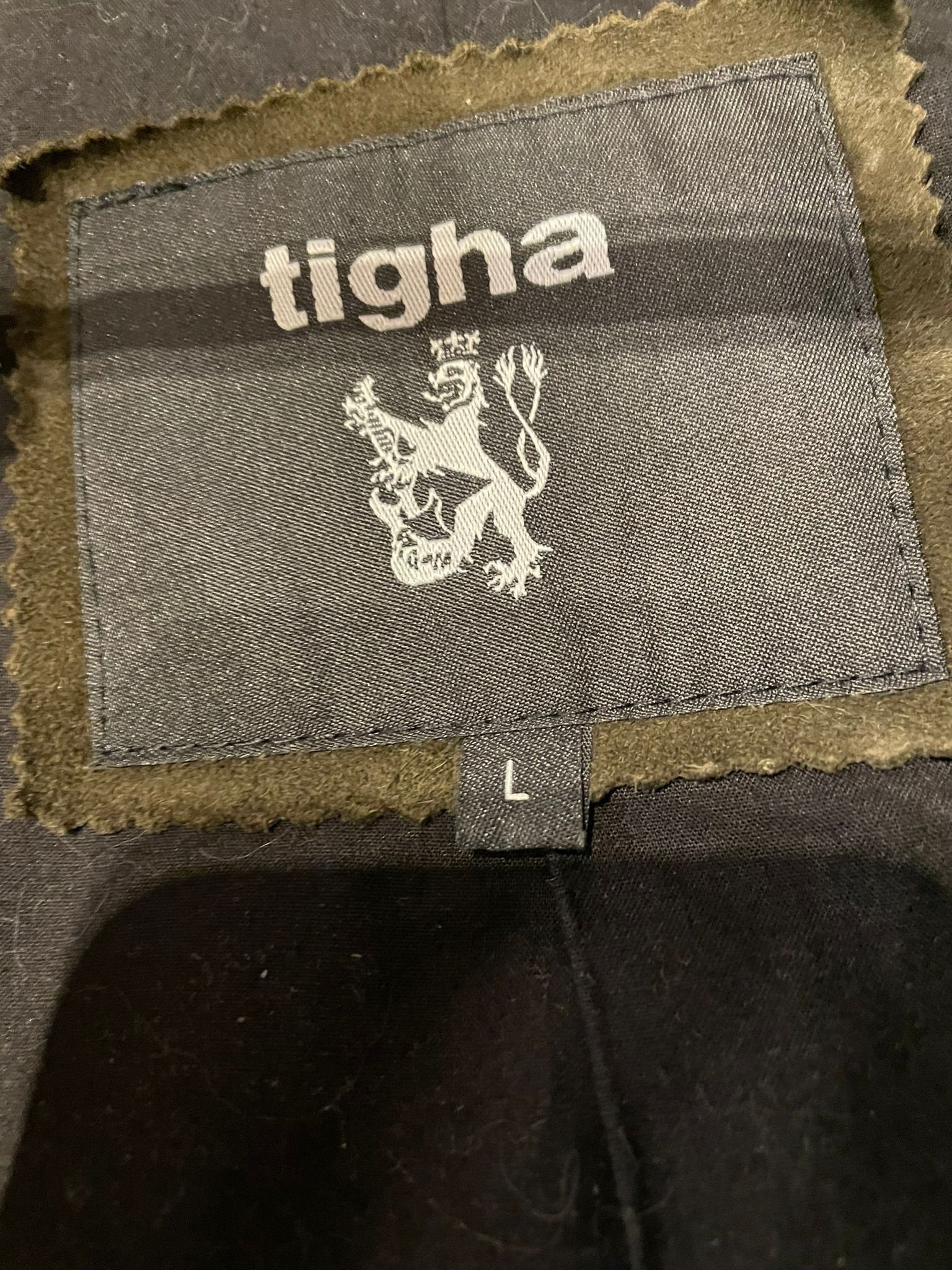 tigha Vintage suede Tigha biker jacket in brown / green Size US L / EU 52-54 / 3 - 2 Thumbnail