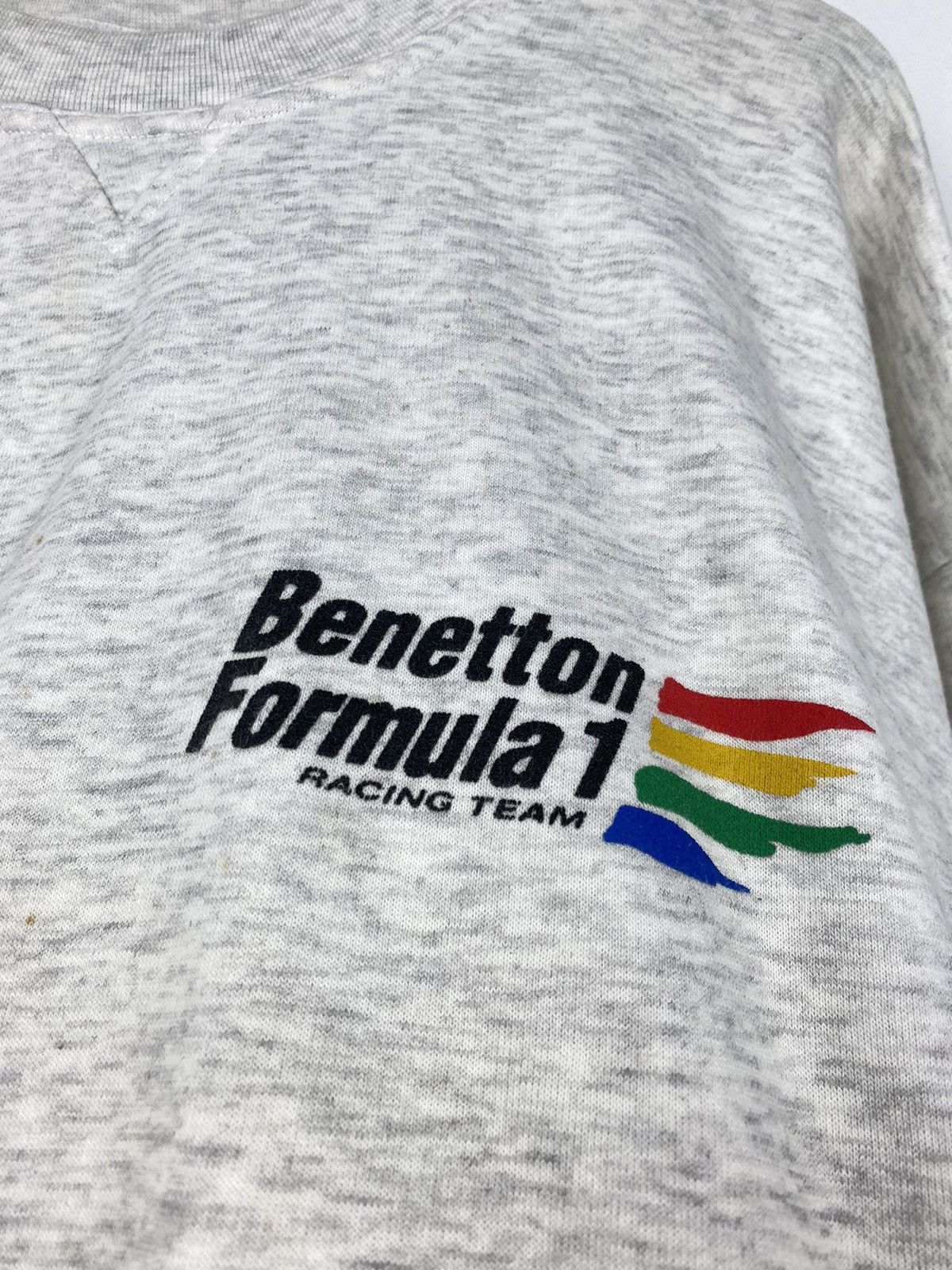 Vintage Vintage Benetton Formula 1 Team World Champion Sweatshirt Size US L / EU 52-54 / 3 - 3 Thumbnail