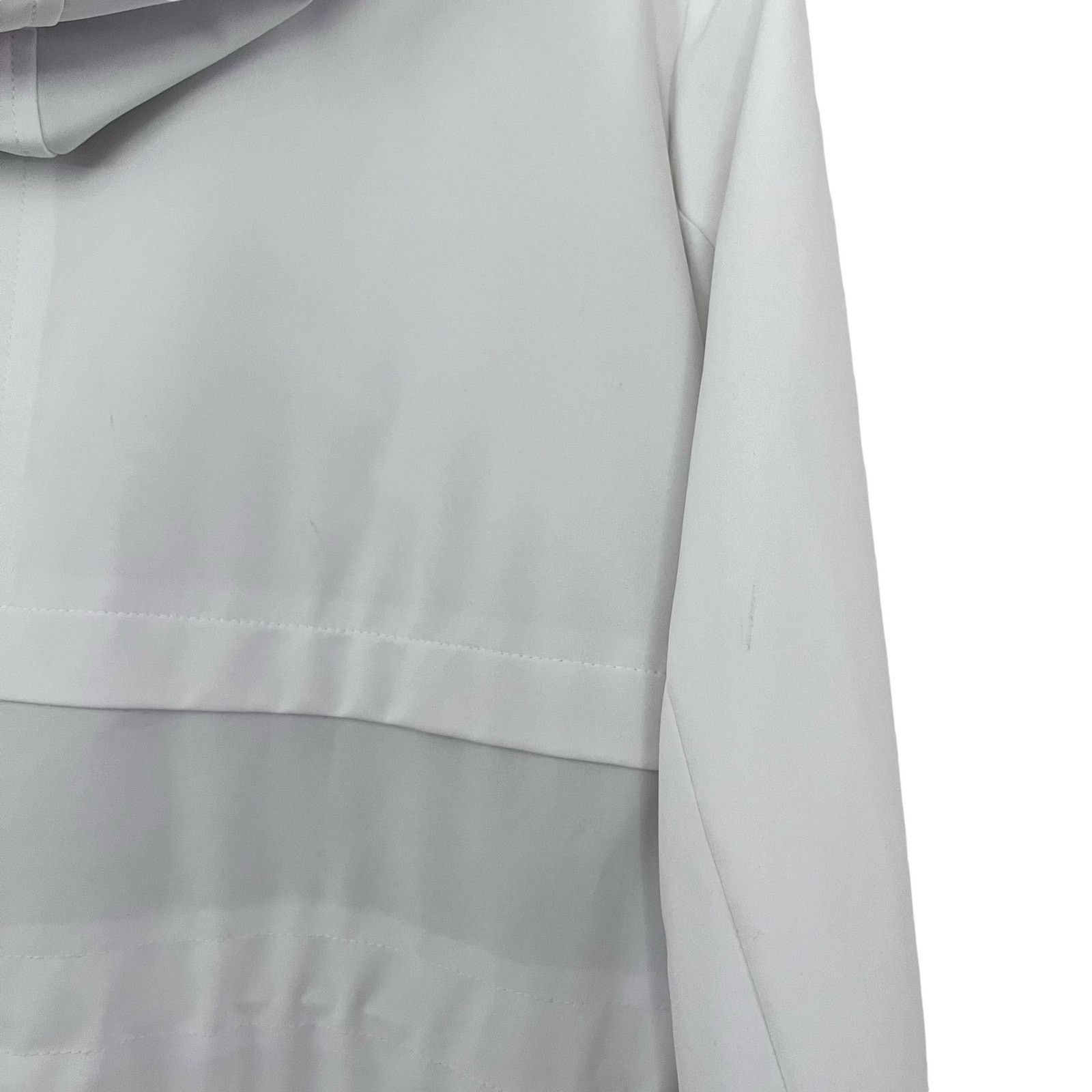 DKNY DKNY White Long Sleeve Zip Up Windbreaker Jacket Size L / US 10 / IT 46 - 8 Thumbnail