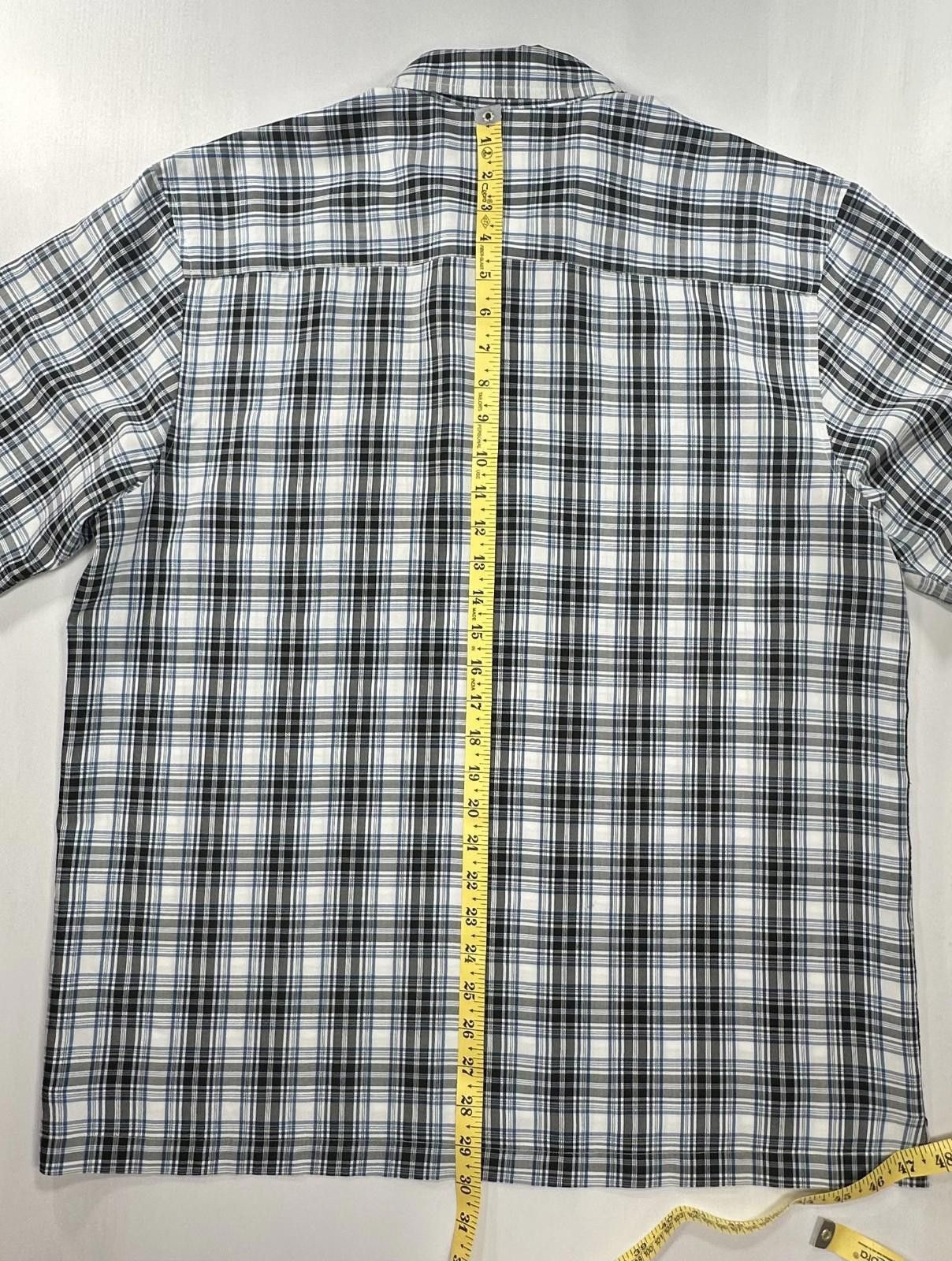 Quiksilver Quiksilver Plaid Short Sleeve Button Up Blue/Black Mens L Size US L / EU 52-54 / 3 - 3 Thumbnail