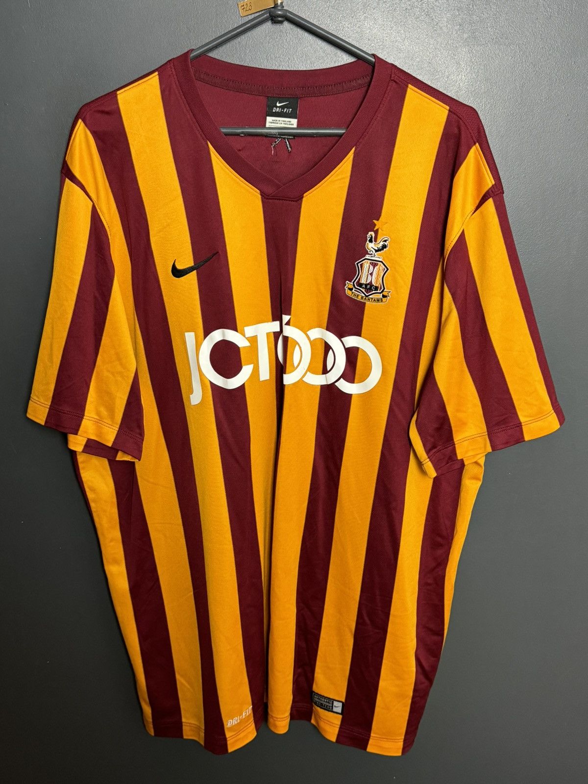 Nike Bradford City 14/15 Home Football Jersey Size US XXL / EU 58 / 5 - 1 Thumbnail