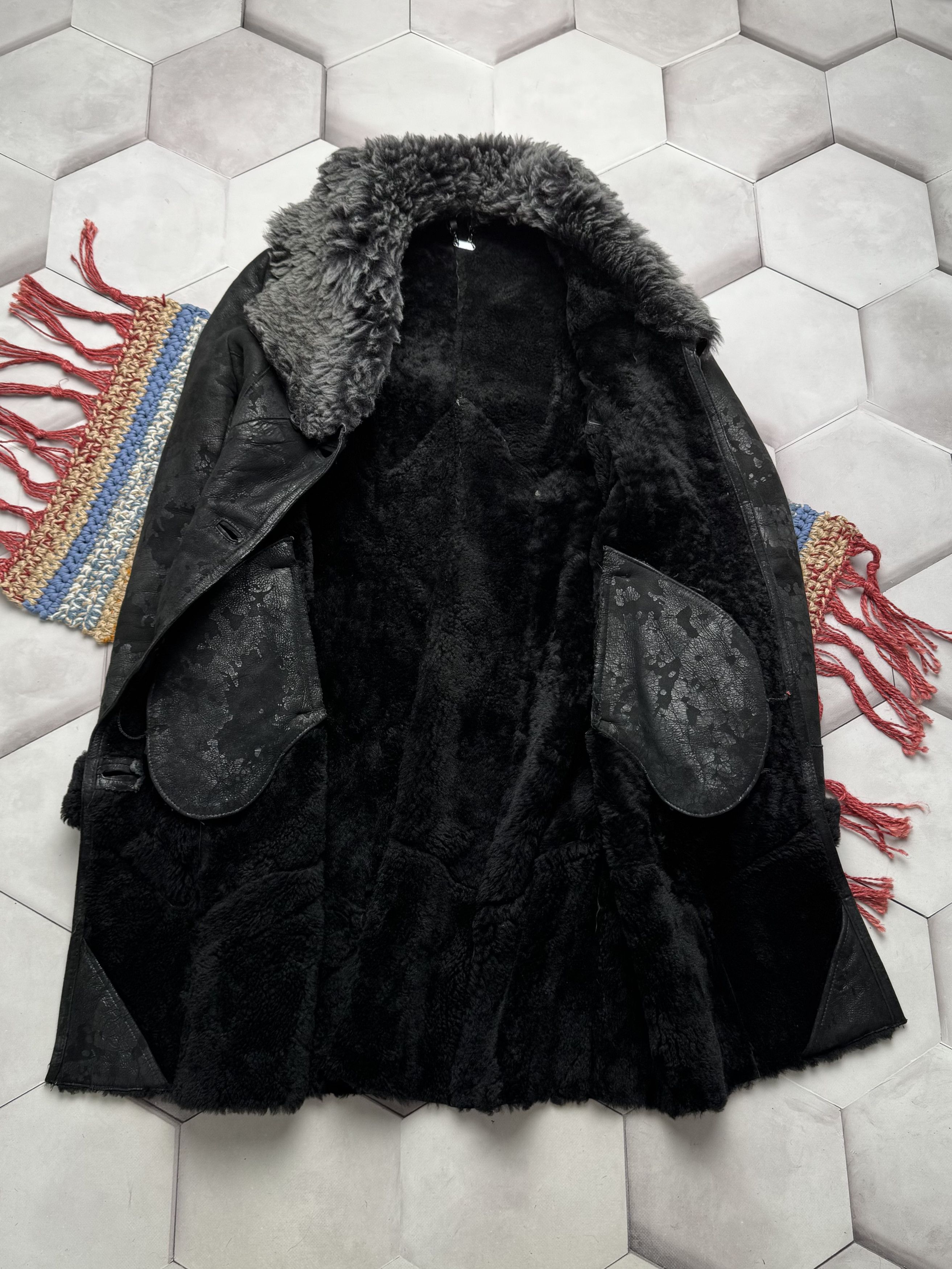 Japanese Brand Vintage Real Sheepskin Coat (E4) Size S / US 4 / IT 40 - 7 Thumbnail