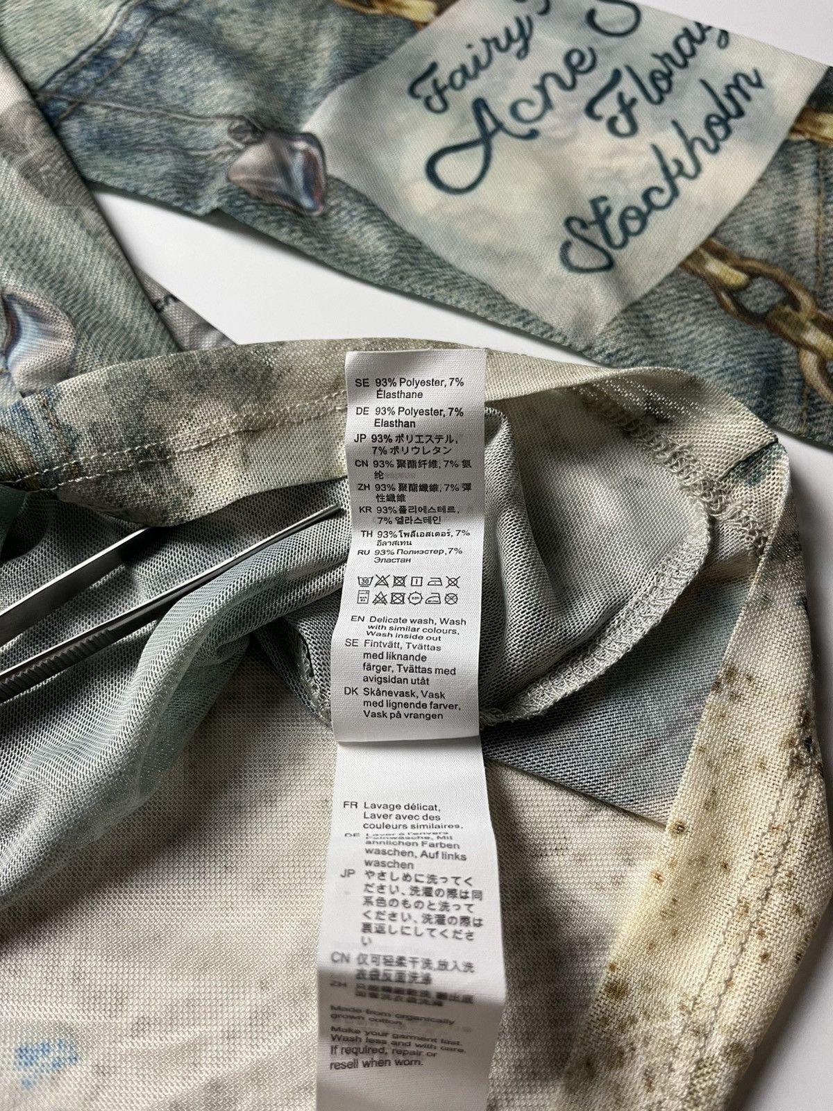 Acne Studios Acne Studio Elway Printed Mesh Top Size M / US 6-8 / IT 42-44 - 16 Thumbnail