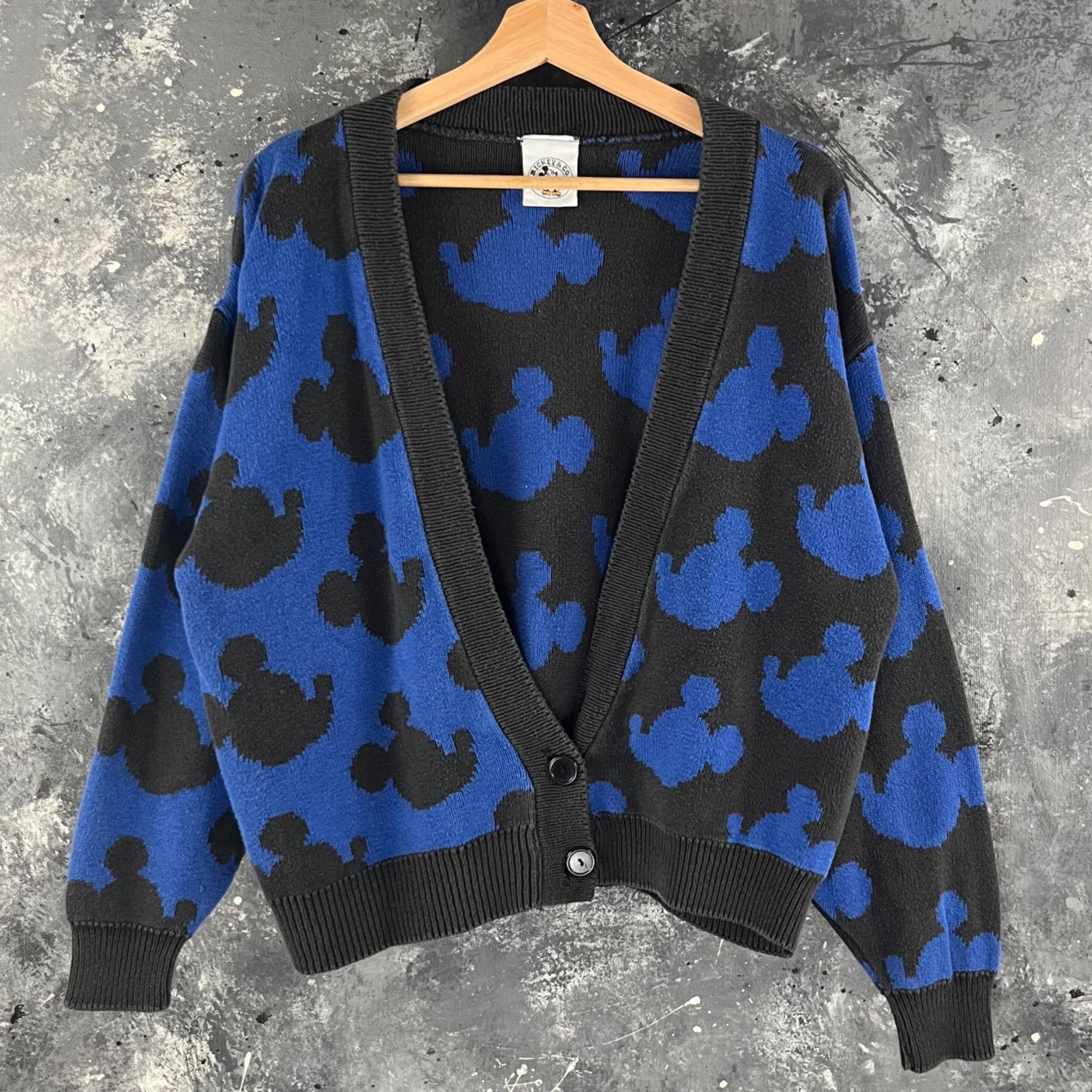 Disney × Vintage Vintage 90’s Mickey Mouse Caridgan Size US M / EU 48-50 / 2 - 1 Thumbnail