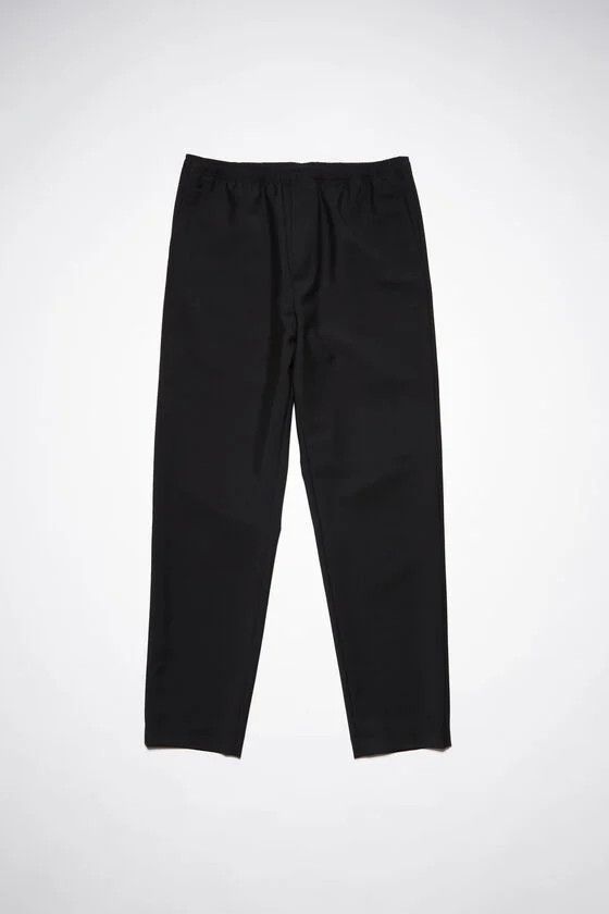 Acne Studios Loose Fit Suit Trousers In Black Size US 32 / EU 48 - 1 Thumbnail
