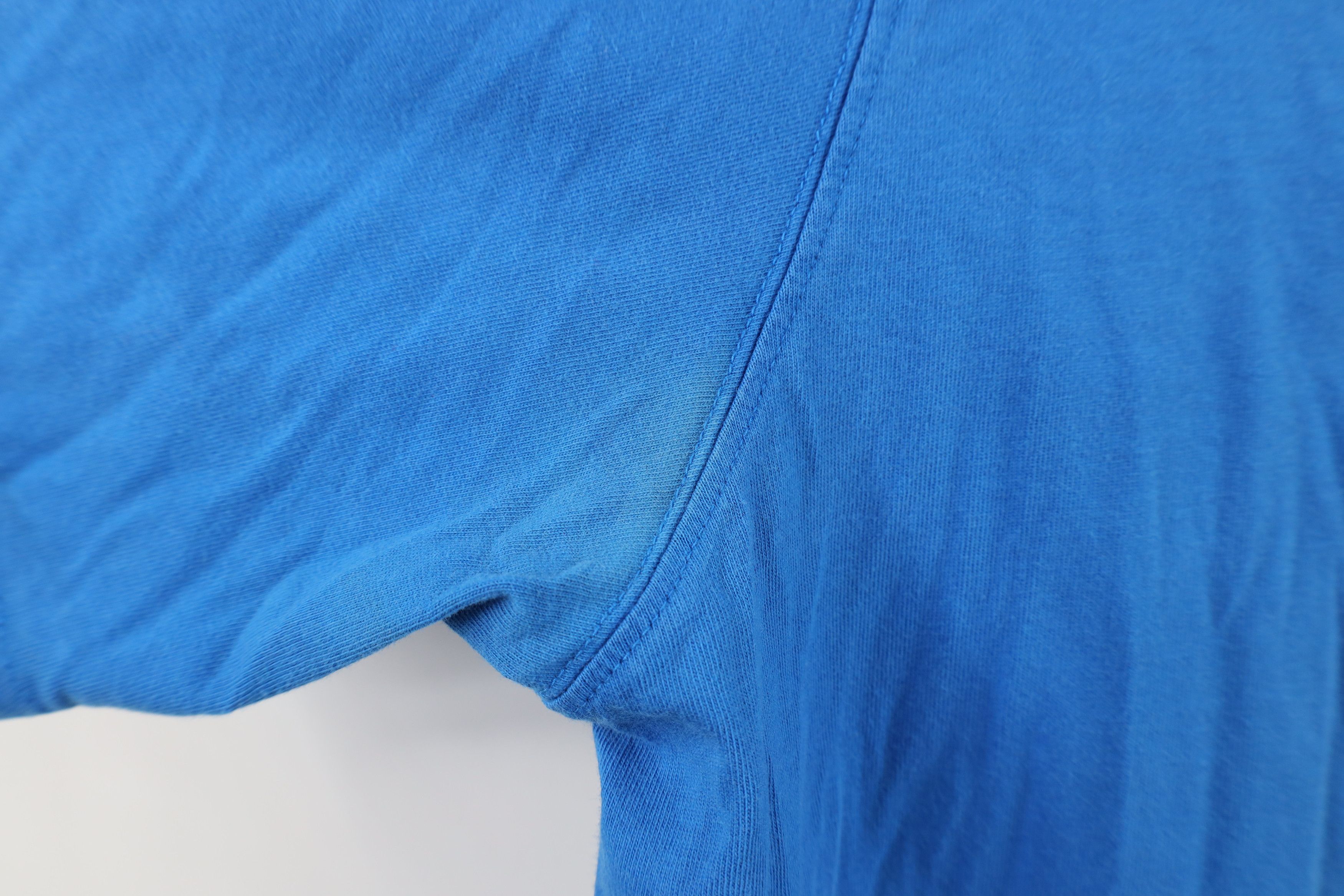 Lands' End Vintage Y2K Lands End Blank Short Sleeve T-Shirt Blue Cotton Size US L / EU 52-54 / 3 - 9 Thumbnail