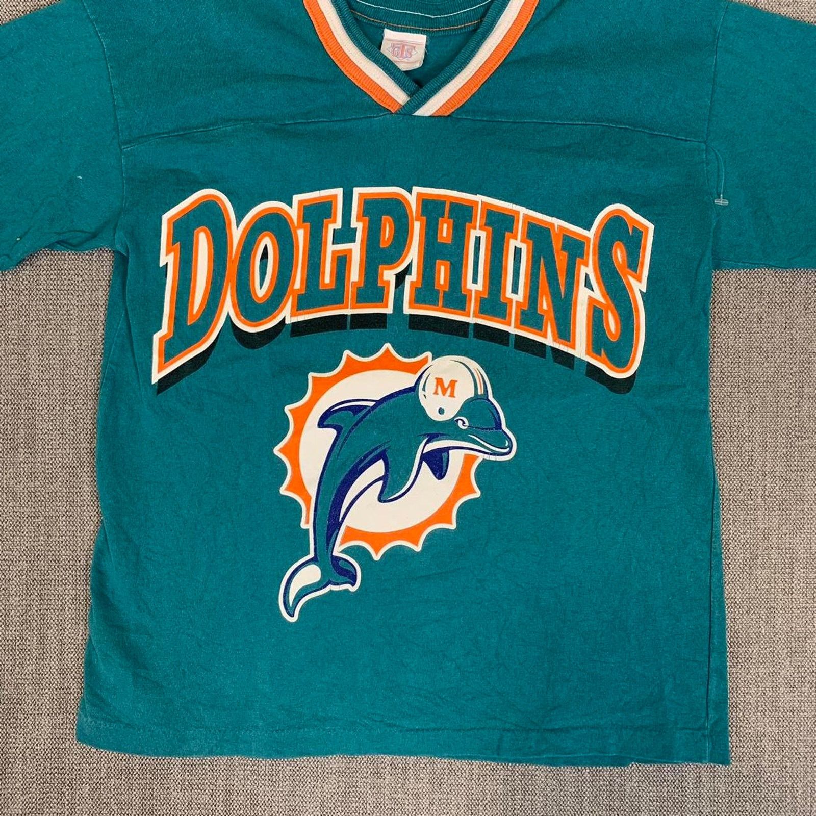 NFL Vintage 90s Miami Dolphins NFL jersey Size US XXS / EU 40 - 7 Thumbnail