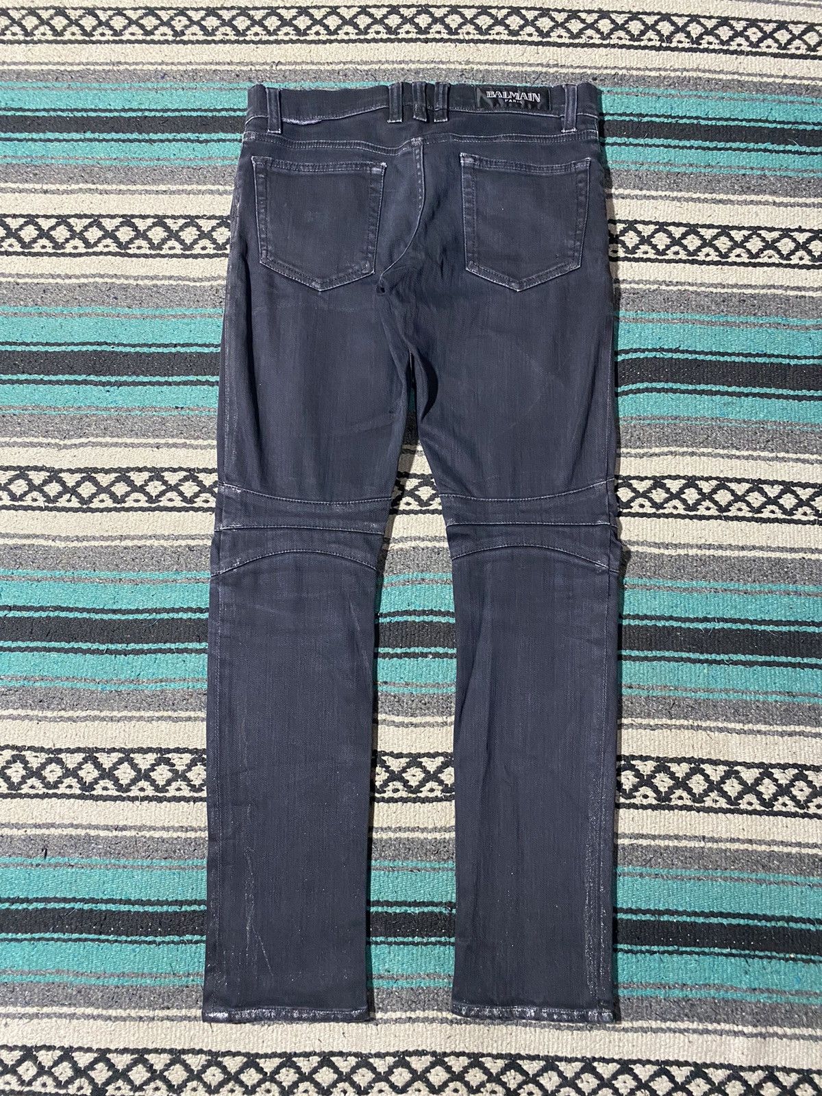 Balmain SS 2011 Balmain Biker Jeans (SOLD) Size US 31 - 8 Thumbnail