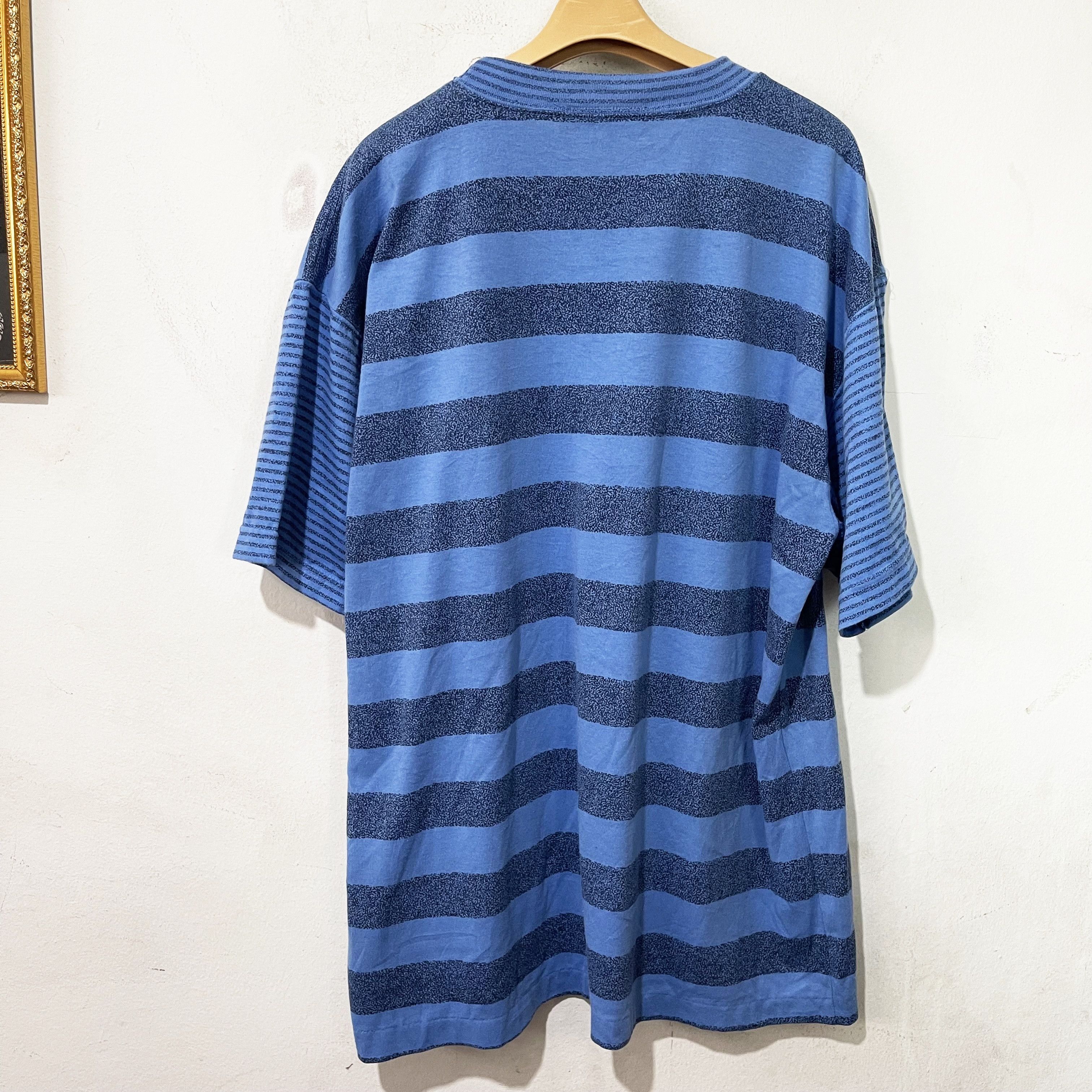 Vintage Vintage 90s Striped ShirT Size US XL / EU 56 / 4 - 3 Thumbnail