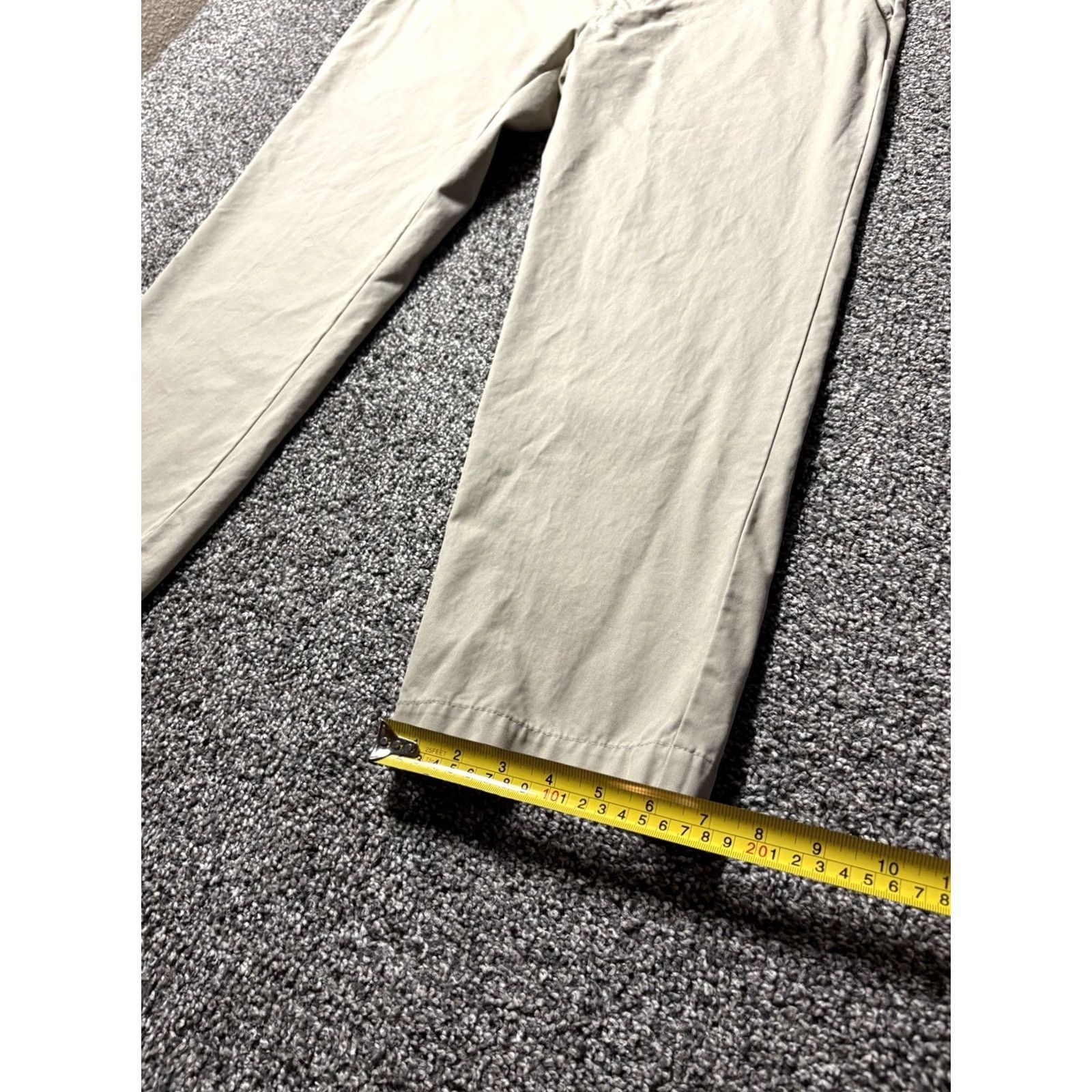 Vintage Peter Manning Pants Mens 36x26 Beige Khaki Chino Pants Classic Fit Casual Size US 36 / EU 52 - 7 Thumbnail