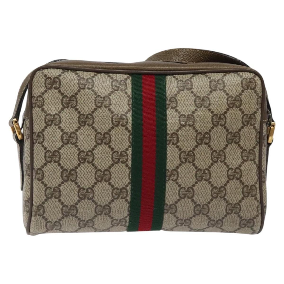 Gucci GUCCI GG Supreme Web Sherry Line Shoulder Bag Pvc Beige 56 Size ONE SIZE - 3 Thumbnail