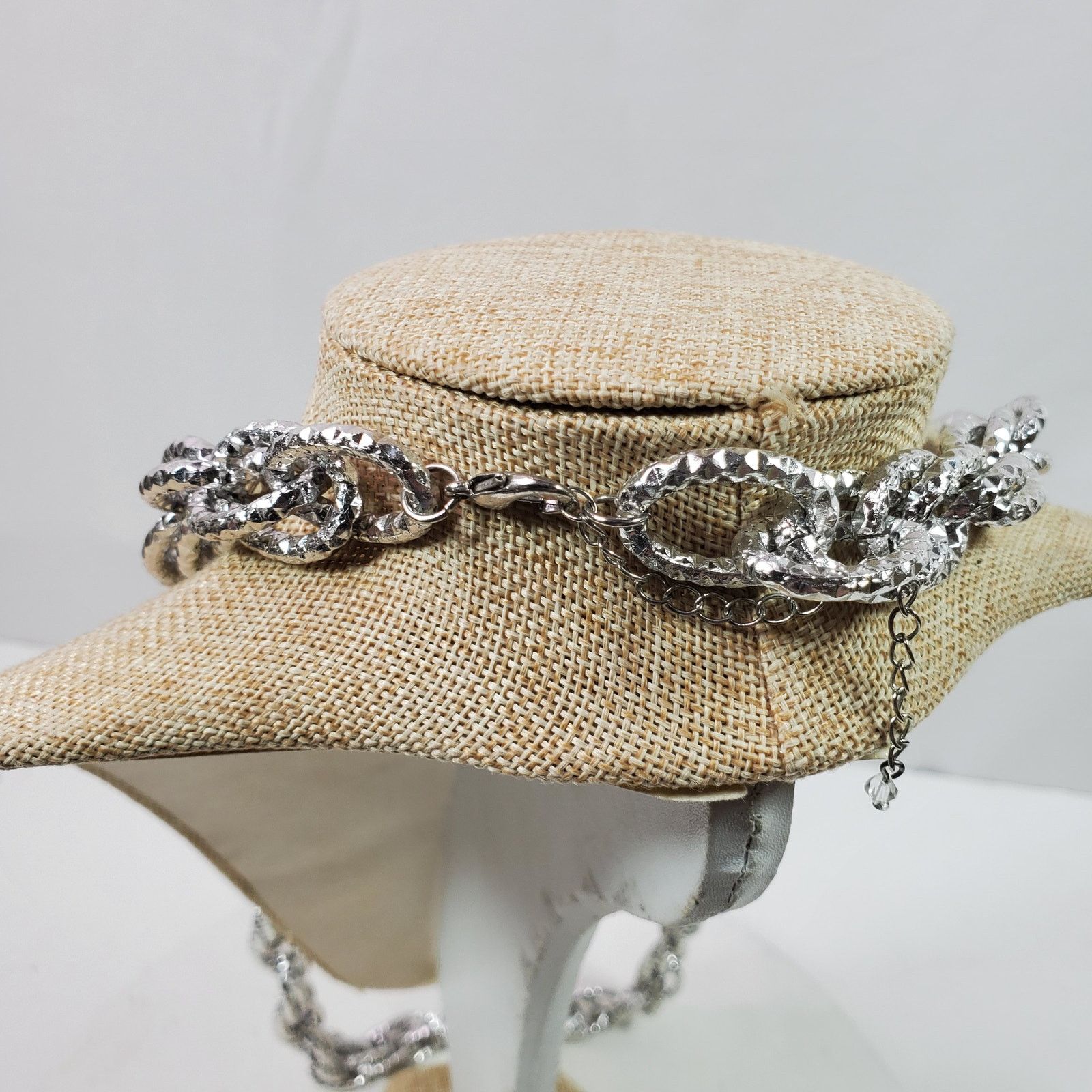 The Unbranded Brand Bling Beveled BIG Statement Chain Silver Tone 32 Inch Size ONE SIZE - 5 Thumbnail