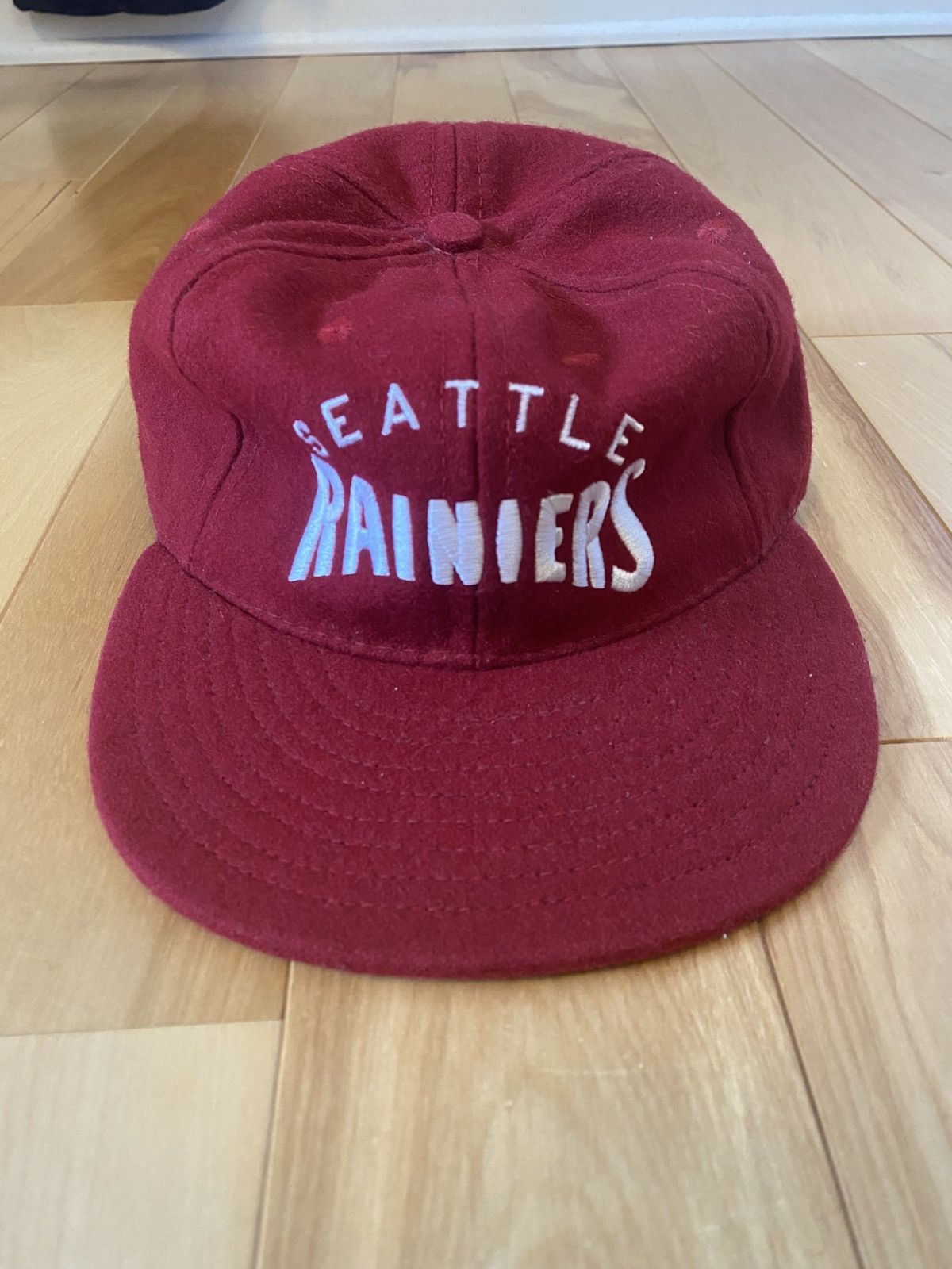 Ebbets Field Flannels Ebbets Seattle Rainiers Wool Baseball Cap Size ONE SIZE - 1 Thumbnail