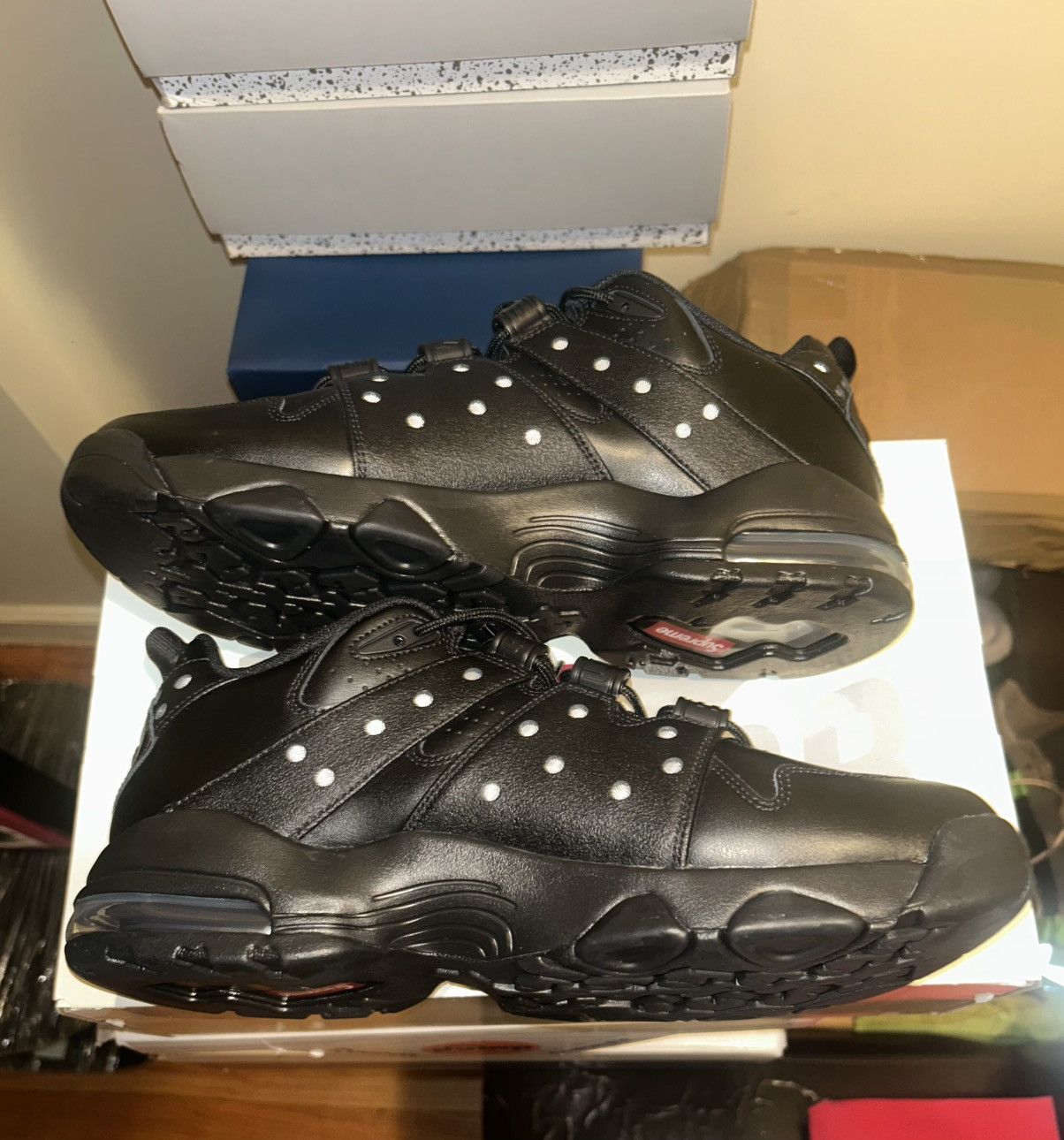 Nike × Supreme Nike SB Air Max 2 CB '94 Low Supreme Black Size US 12 / EU 45 - 6 Thumbnail