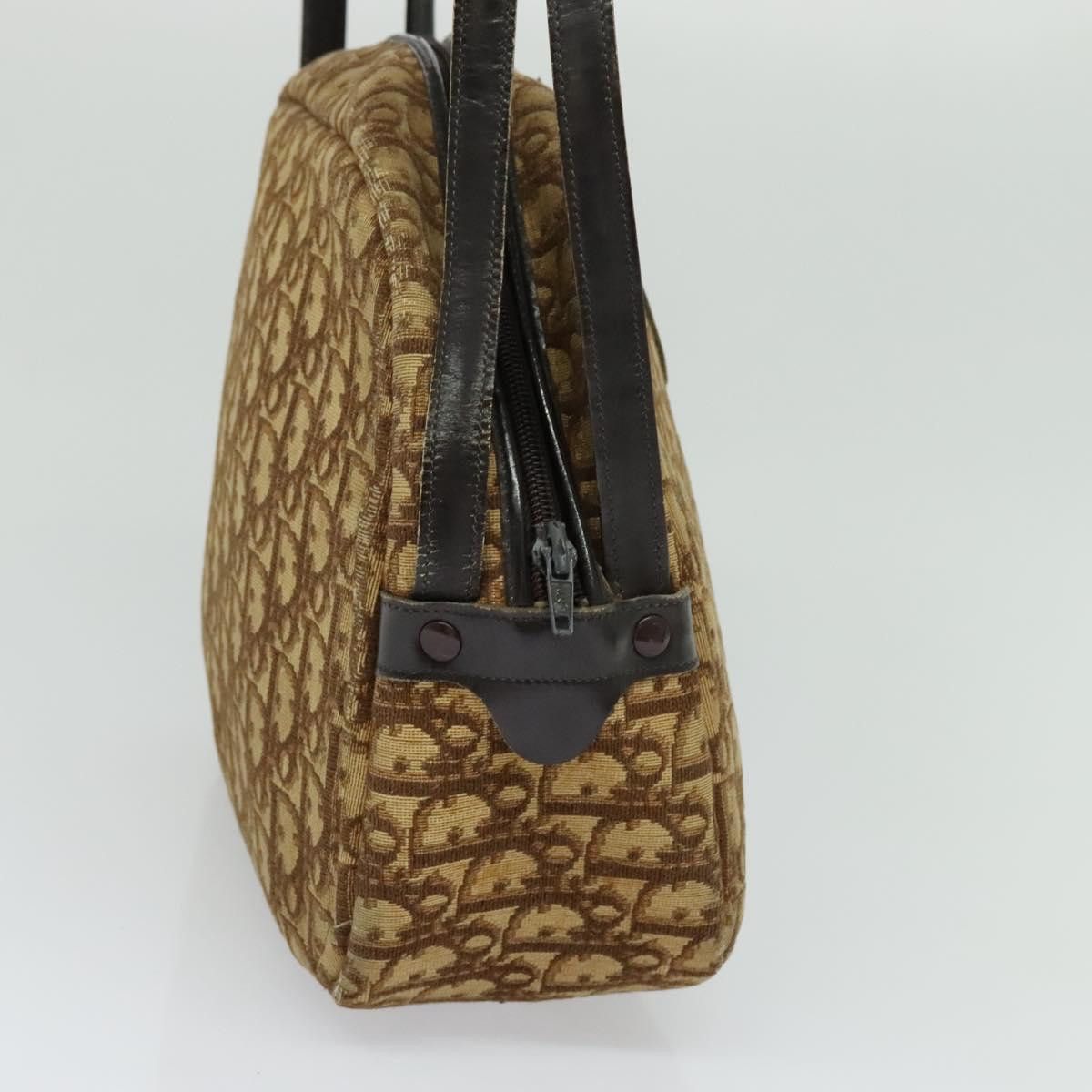 Dior DIOR Trotter Canvas Shoulder Bag Brown Size ONE SIZE - 4 Thumbnail