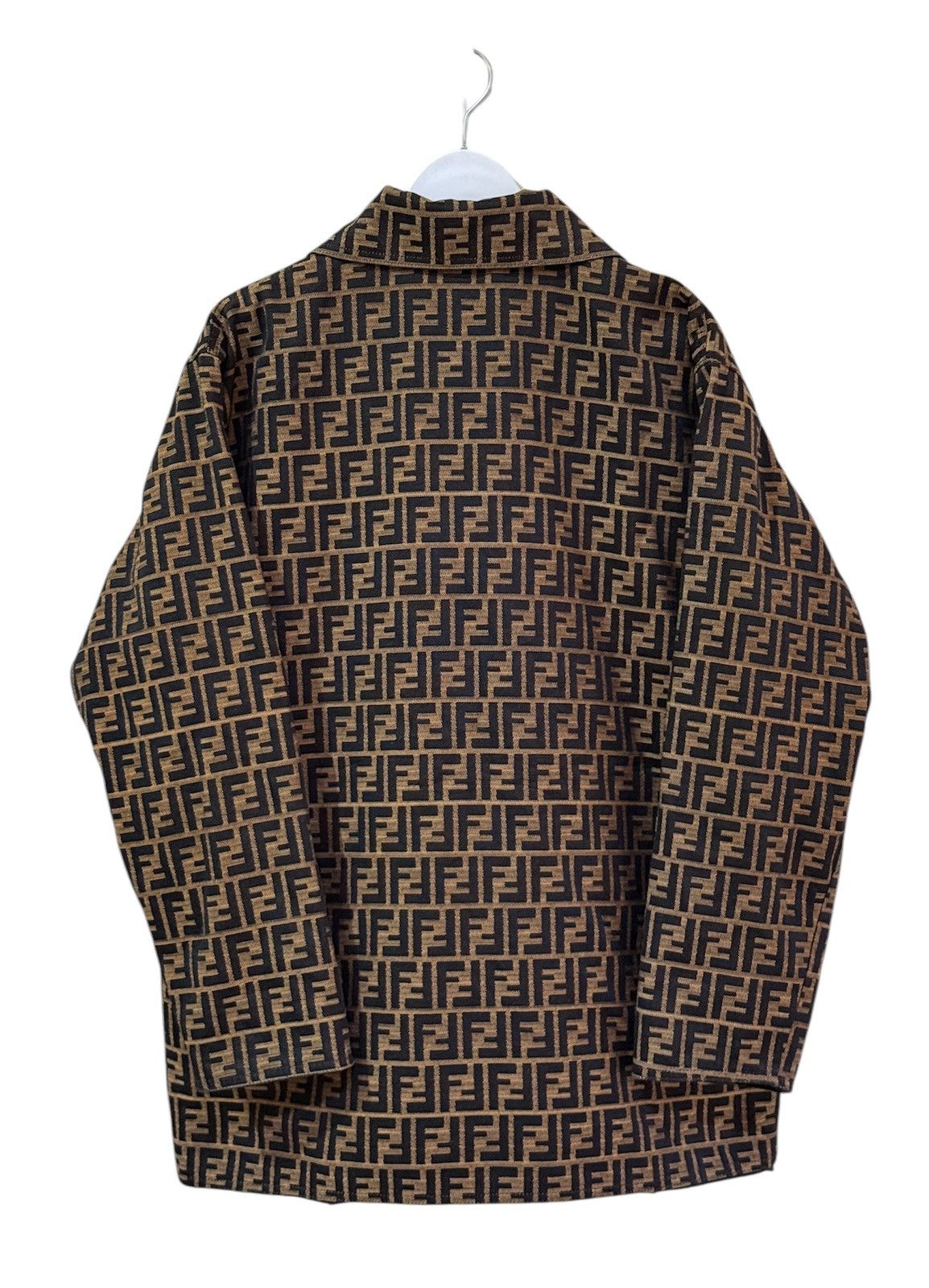 Fendi × Vintage Fendi Zucca Monogram Reversible Jacket Size US L / EU 52-54 / 3 - 2 Thumbnail