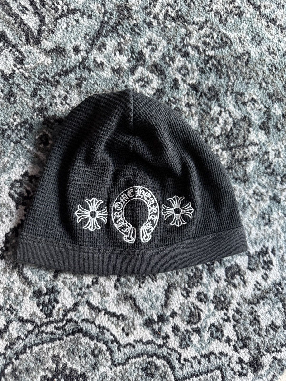 Chrome Hearts Chrome Hearts Horseshoe Skull Cap Beanie | Grailed