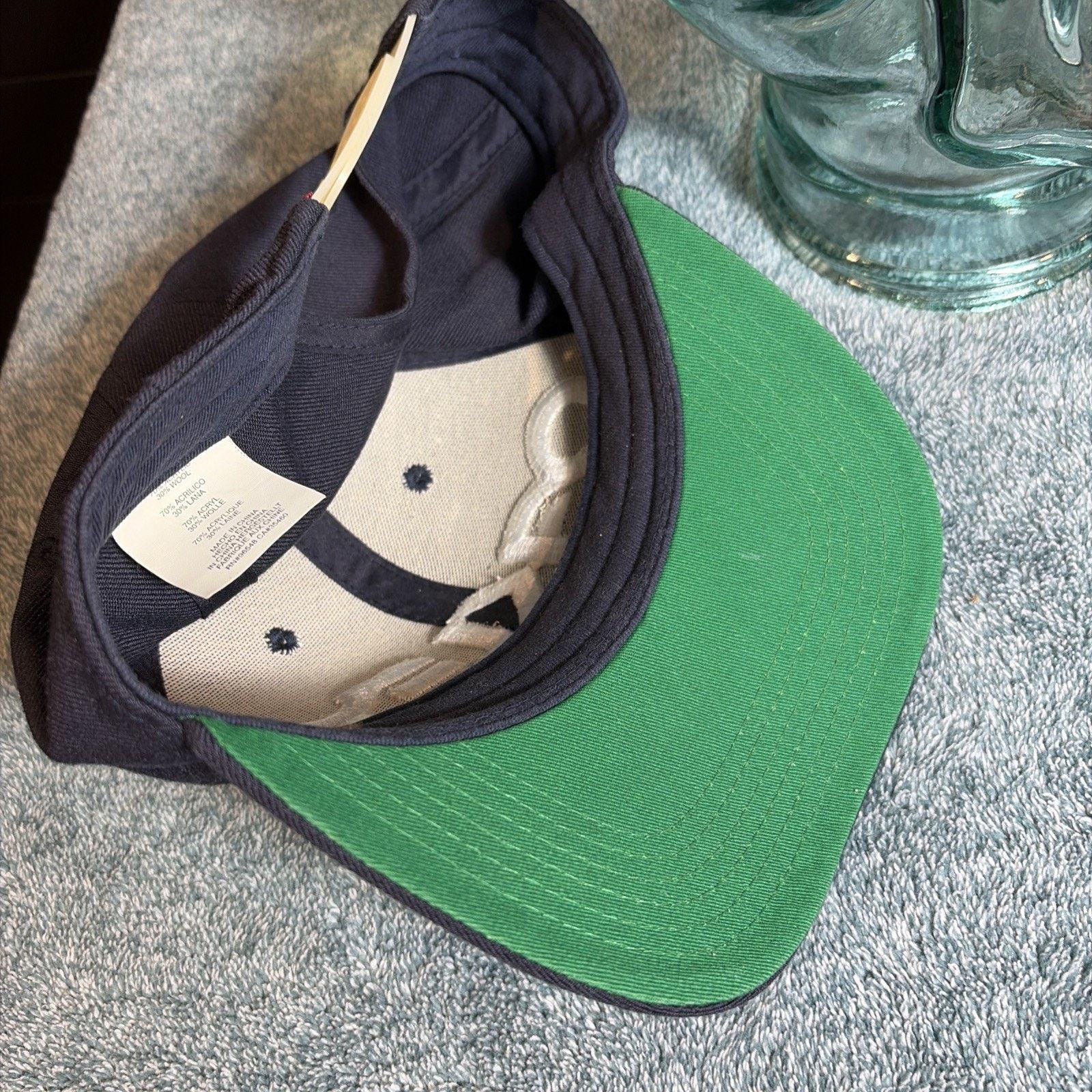 Oakley Oakley Blue Snapback Hat Baseball Cap Wool Blend Snowboard Size ONE SIZE - 9 Thumbnail