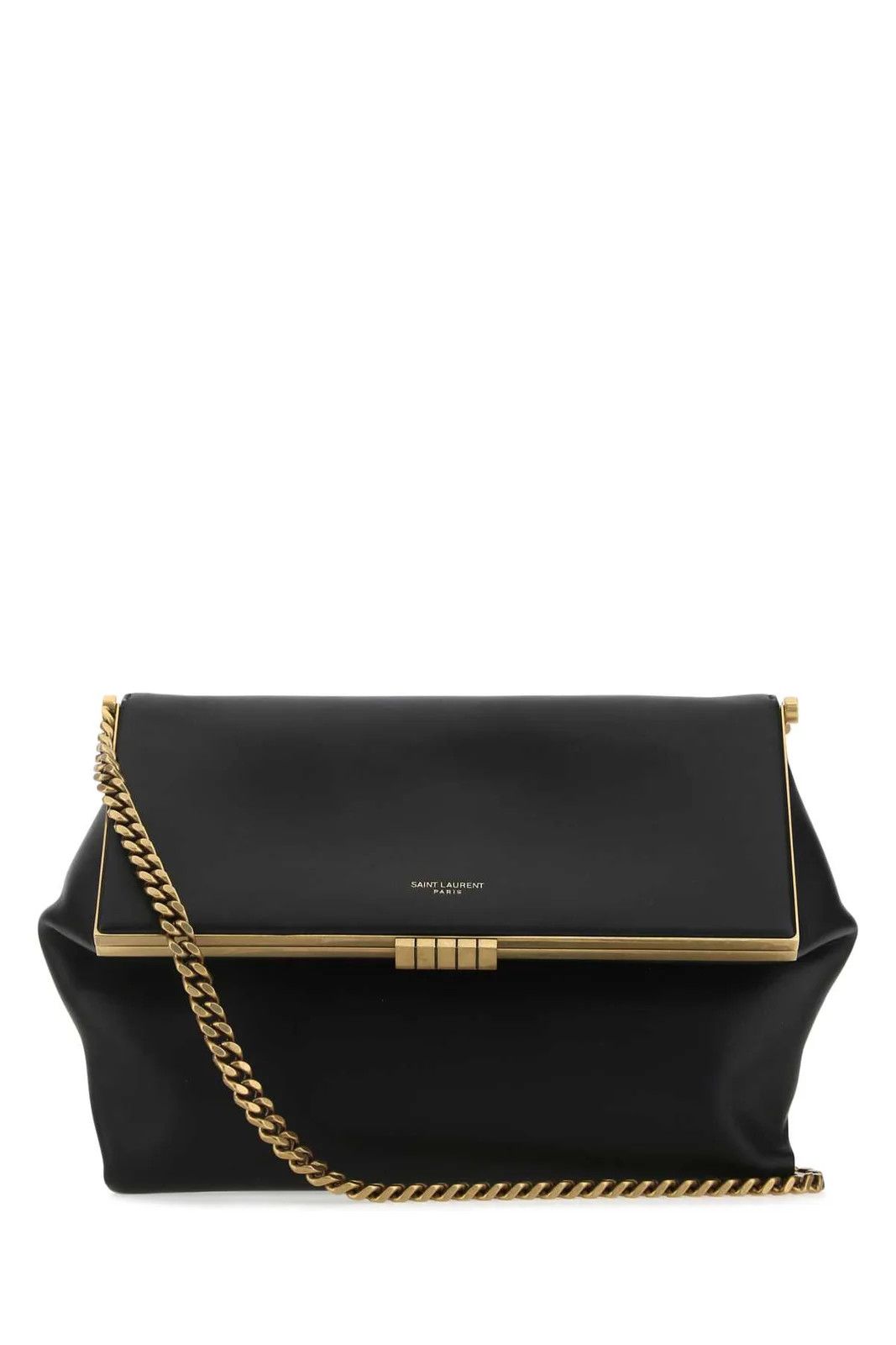Saint Laurent Paris o1bcso1str0325 Size: OS/Fanny Medium Chain Bag in Black Size ONE SIZE - 1 Thumbnail
