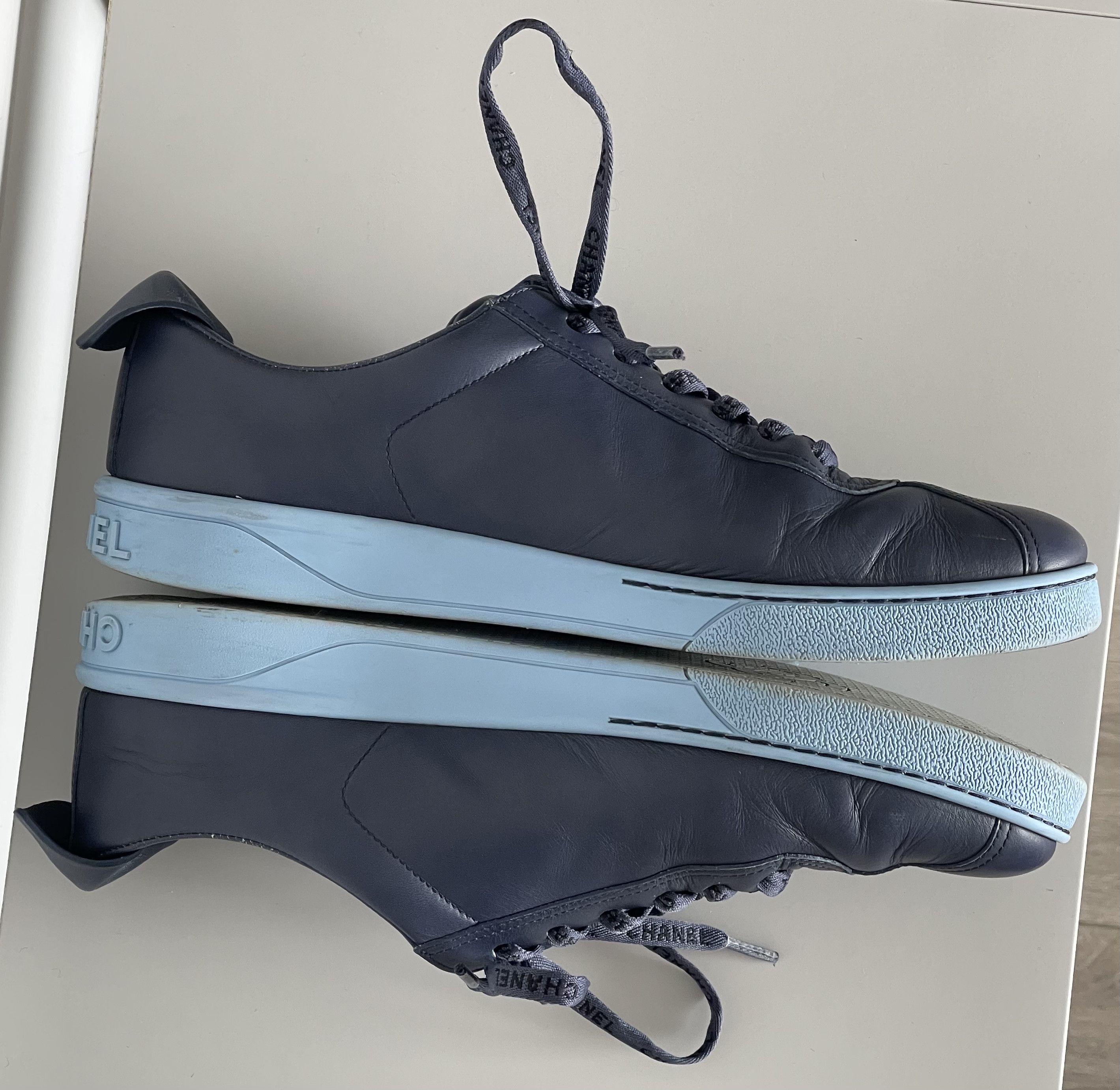 Chanel CHANEL Weekender sneakers, navy/blue, size 41 Size US 8 / EU 41 - 3 Thumbnail