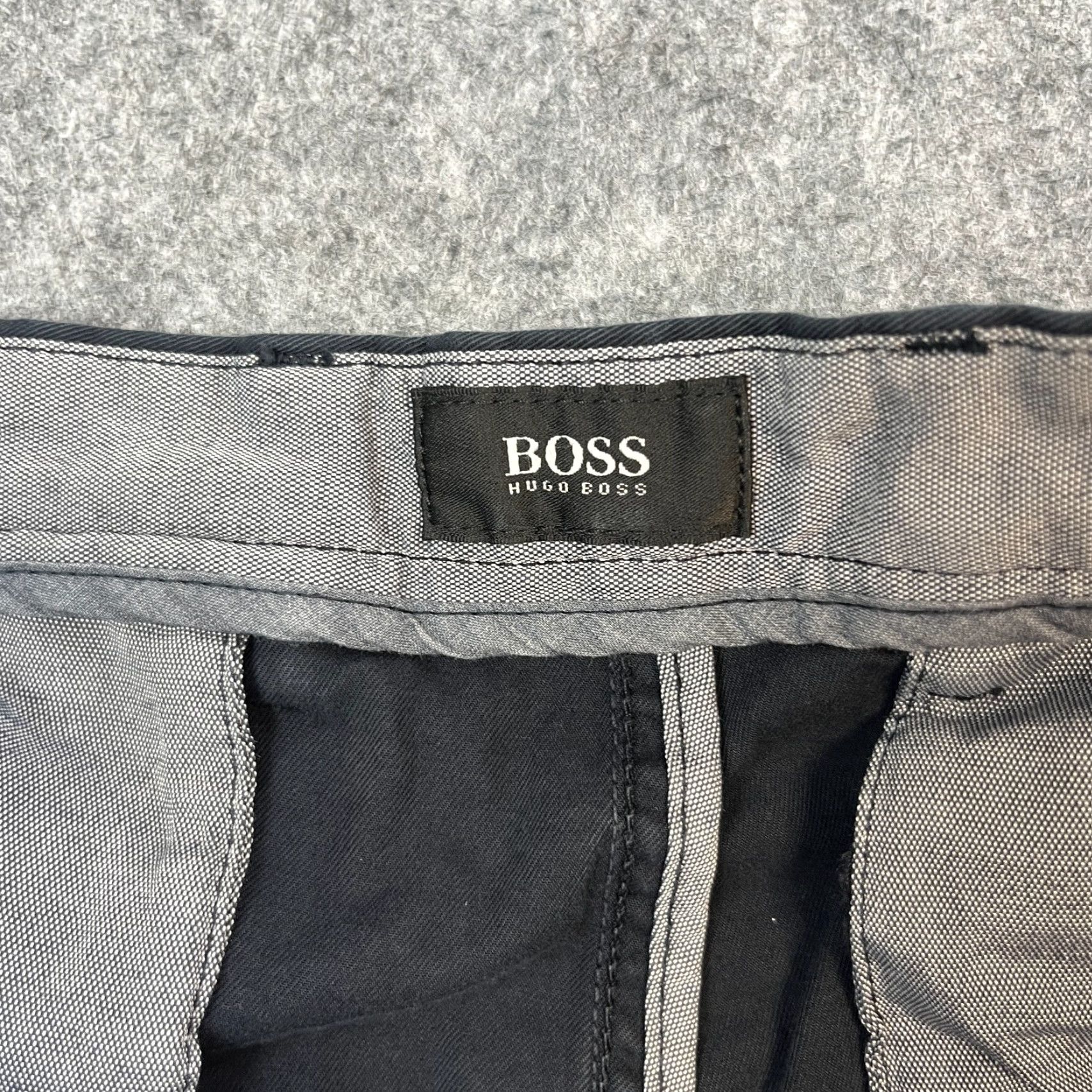 Hugo Boss Hugo Boss Slim Trousers Chino Pants Mens Regular 36 Grey Cotton Elastane Tapered Front Pocket Stretch Size 36 Mens Clothes Size US 36 / EU 52 - 7 Thumbnail