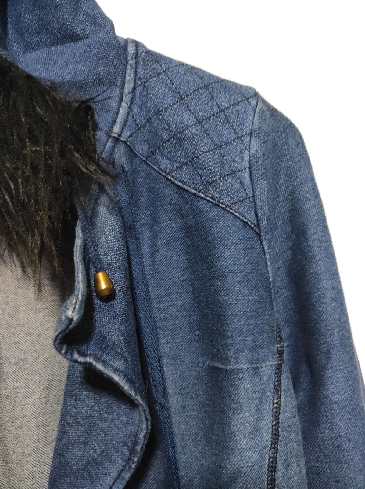 Japanese Brand Noa-ge denim cardigan Fur hoodie ifsix LGB style Size US M / EU 48-50 / 2 - 7 Thumbnail