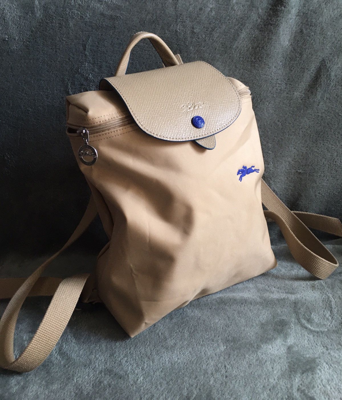 Longchamp Longchamp Le Pliage Club Beige Nylon Backpack Bag Size ONE SIZE - 3 Thumbnail