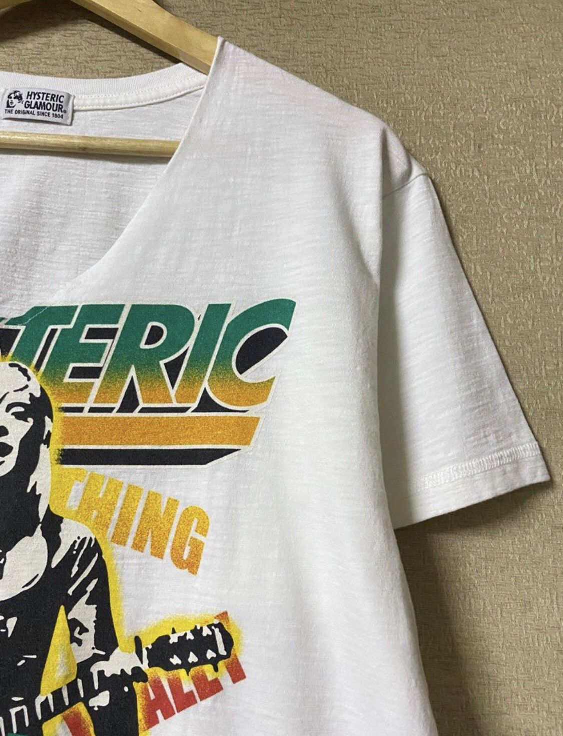 Hysteric Glamour Hysteric Glamour Girl Nothing Really Matter Rasta V Neck Size US L / EU 52-54 / 3 - 8 Thumbnail