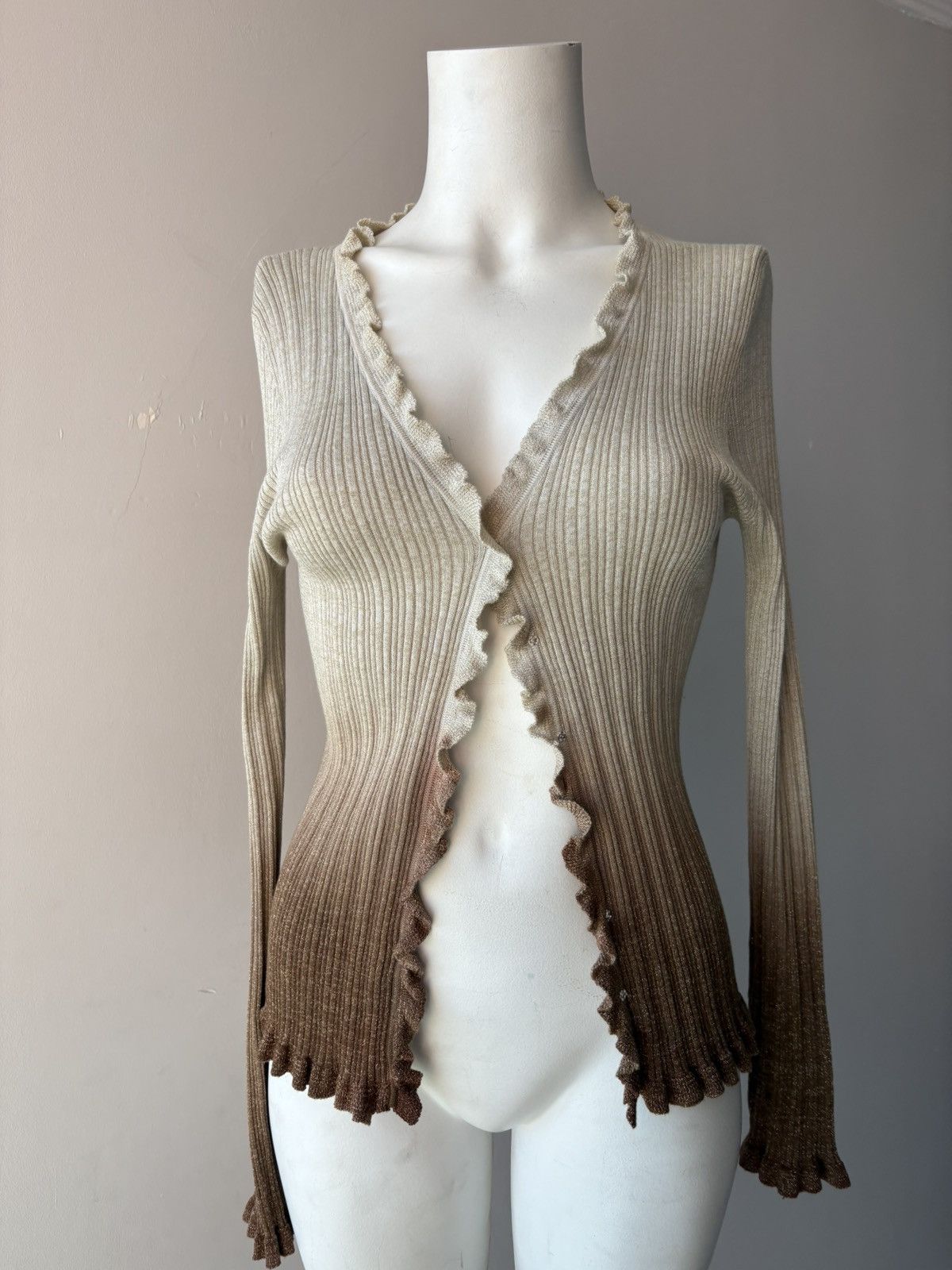 Vintage Silk and Cashmere cardigan Size M / US 6-8 / IT 42-44 - 4 Thumbnail