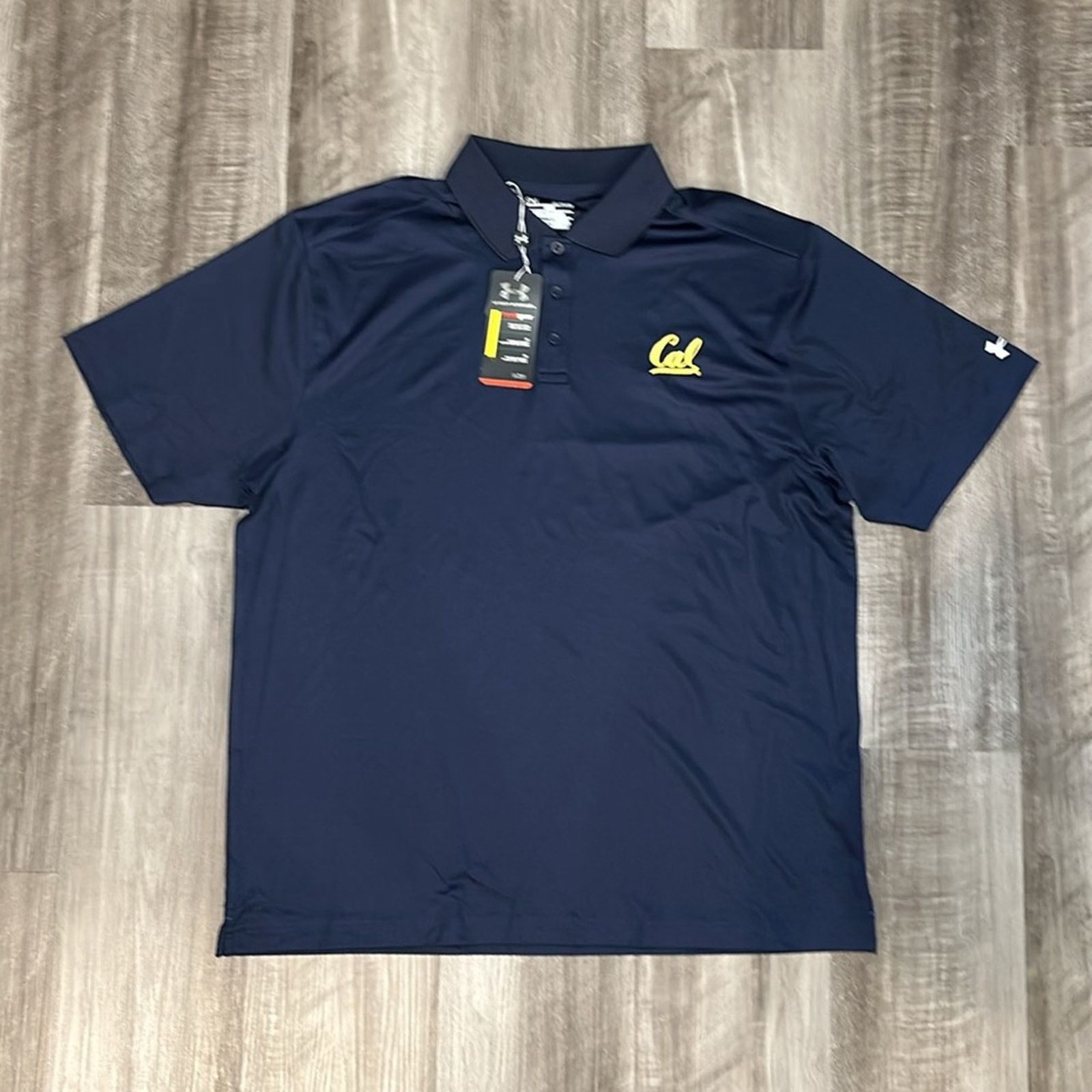 Under Armour Cal Golden Bears Under Armour Golf Polo - XL Size US XL / EU 56 / 4 - 2 Thumbnail
