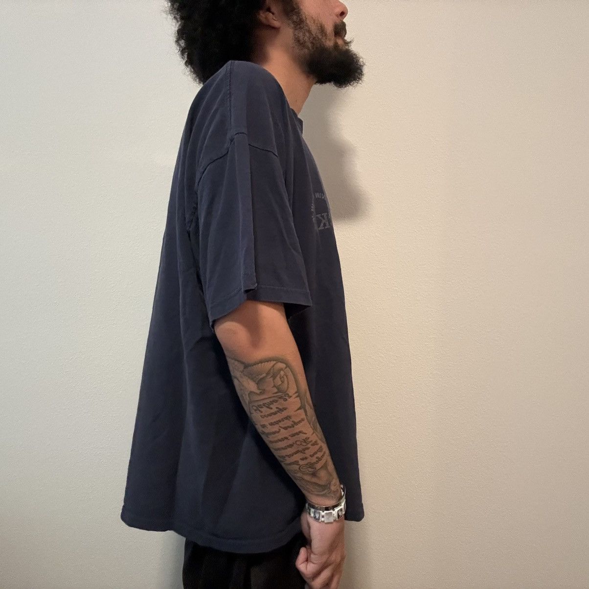 Other Y2K/2000s Grunge Navy Blue Calvin Klein Skater Tee! Size US M / EU 48-50 / 2 - 3 Thumbnail