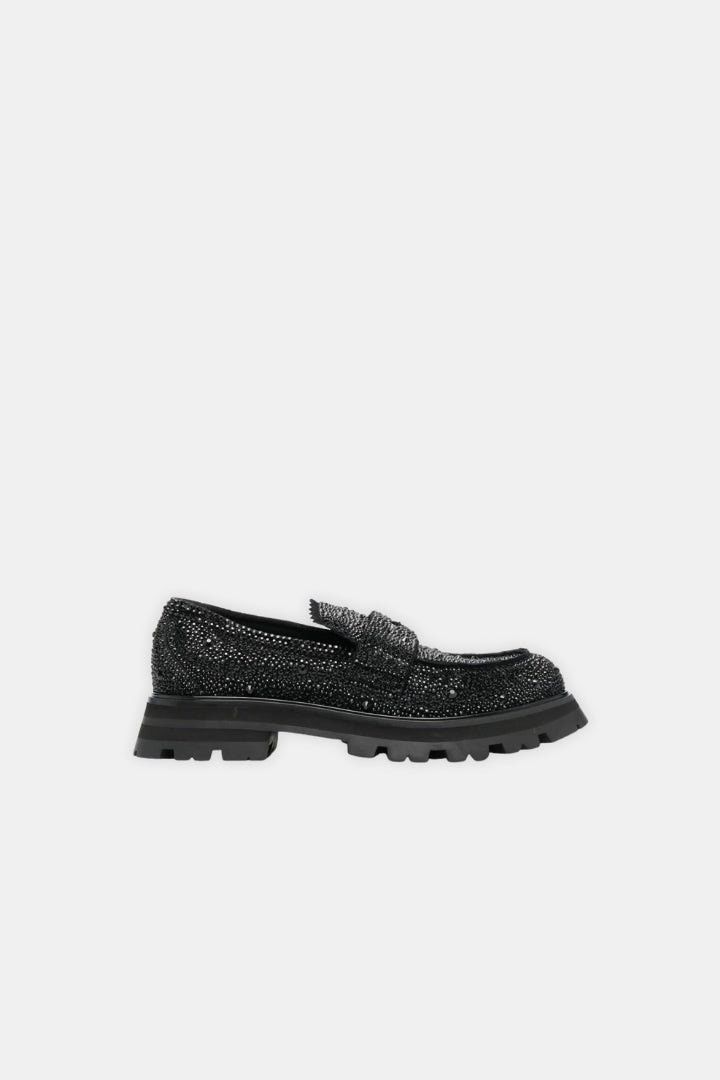 Other Crystal - Embellished Leather Loafers Size 45EU Size US 12 / EU 45 - 4 Thumbnail