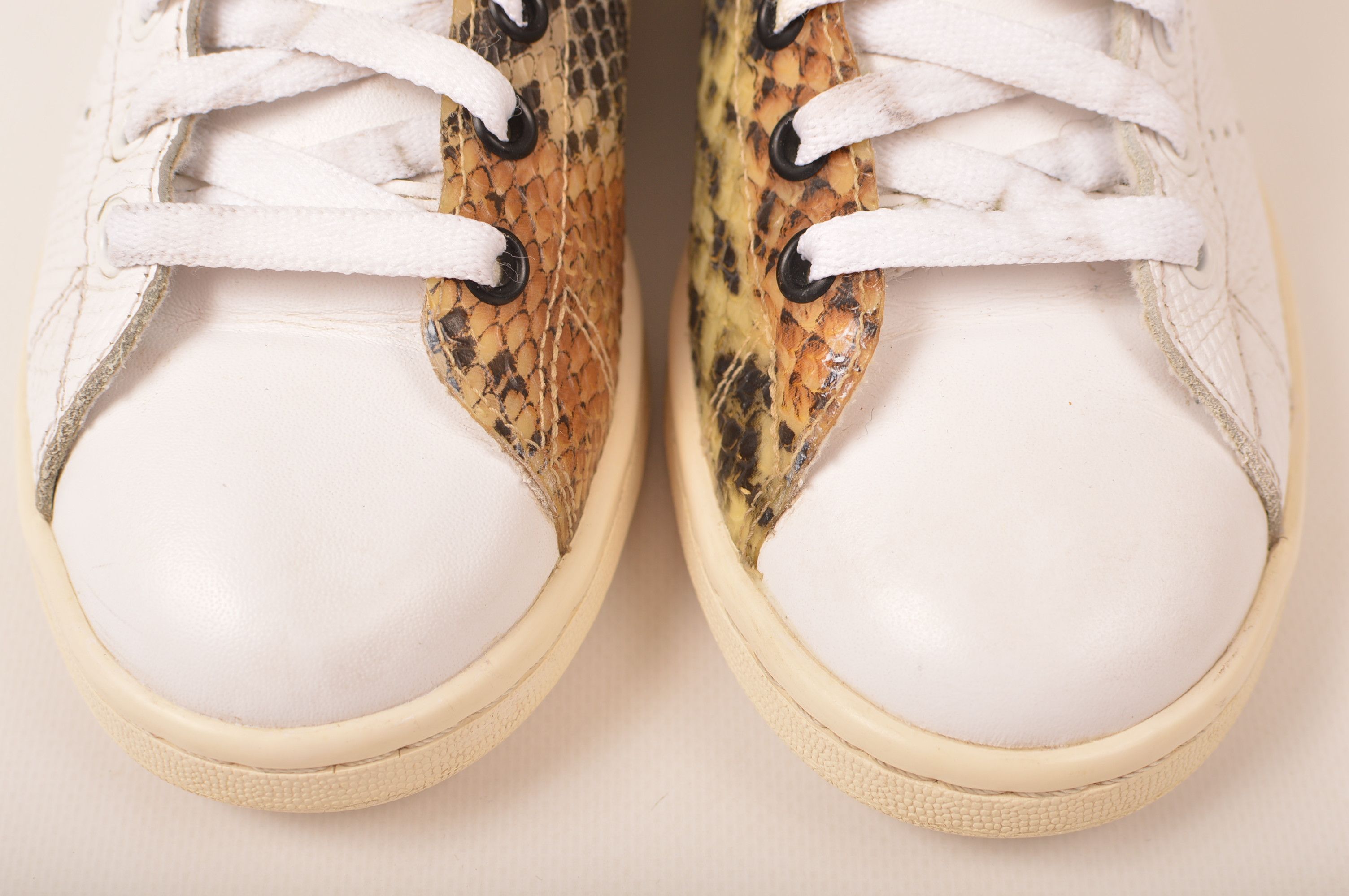 Adidas Adidas Stan Smith Mid Snakeskin Sneakers Size US 5.5 / EU 38 - 3 Thumbnail