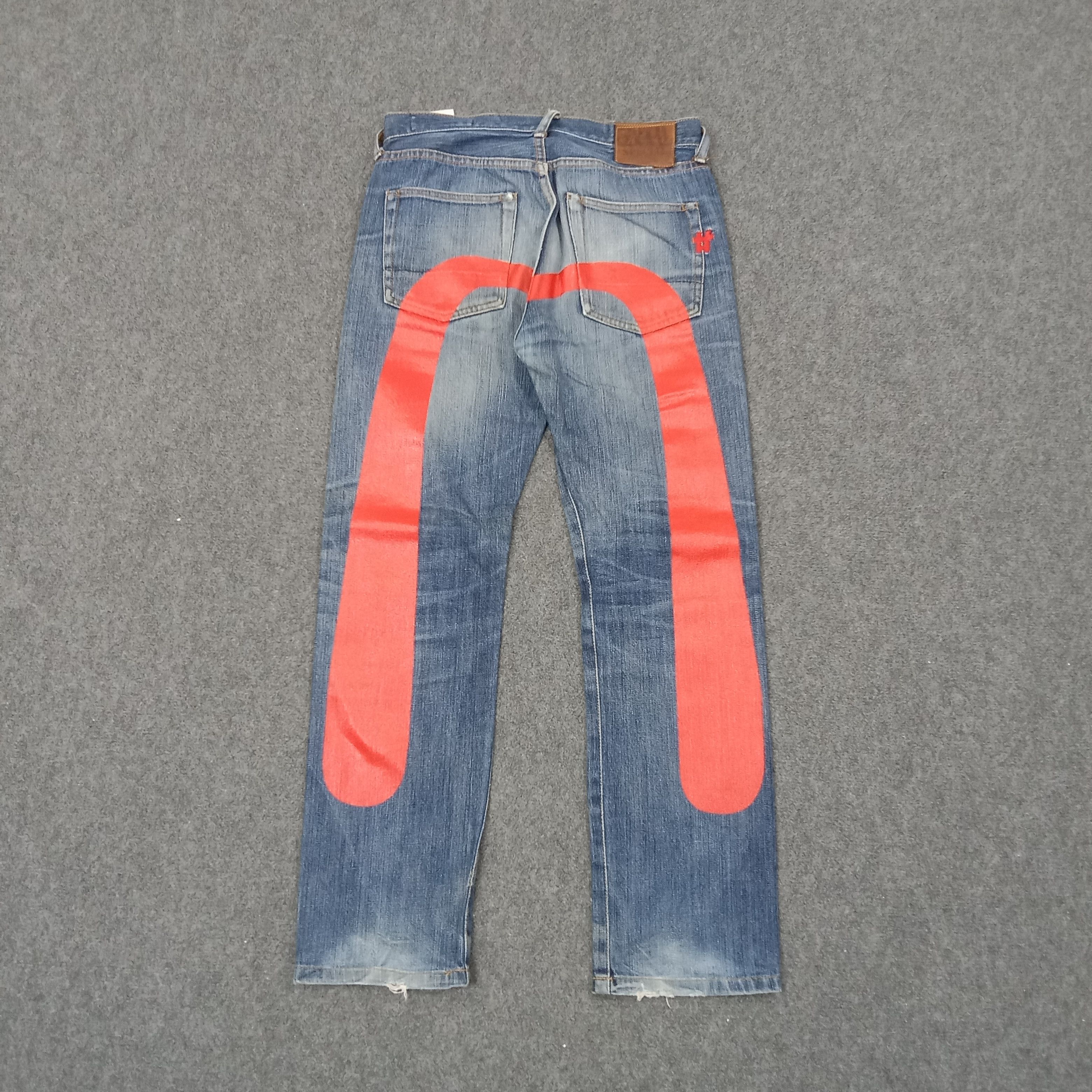 Evisu Evisu Japanese Brand Daicock Custom Denim Jeans c235n29 Size US 29 - 1 Thumbnail