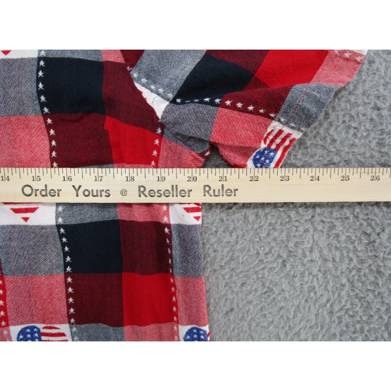 Vintage Country Store Y2K Patriotic Heart Button Up Shirt Women's L XS? Size L / US 10 / IT 46 - 4 Thumbnail