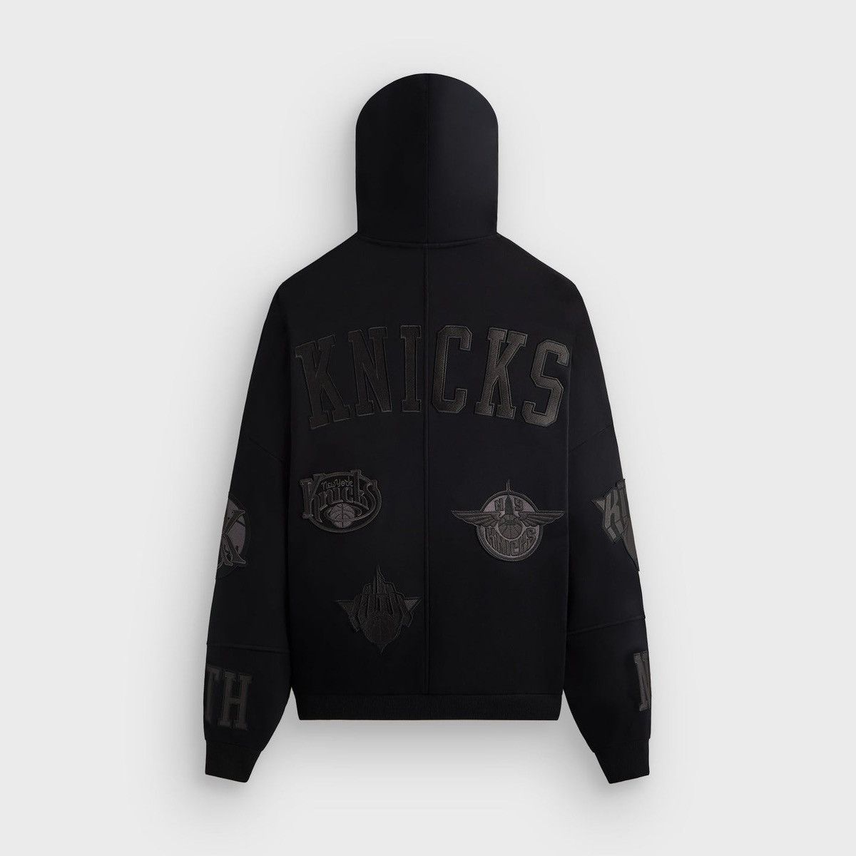 Kith Kith NY Knicks Mash Up Cropped Braxton Vintage black Hoodie Size US L / EU 52-54 / 3 - 4 Thumbnail