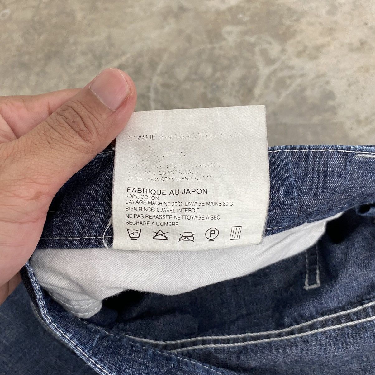 Comme des Garcons Homme SS09 CdGH Lined Panelled Light Weight Wide Denim Jeans Size US 34 / EU 50 - 16 Thumbnail
